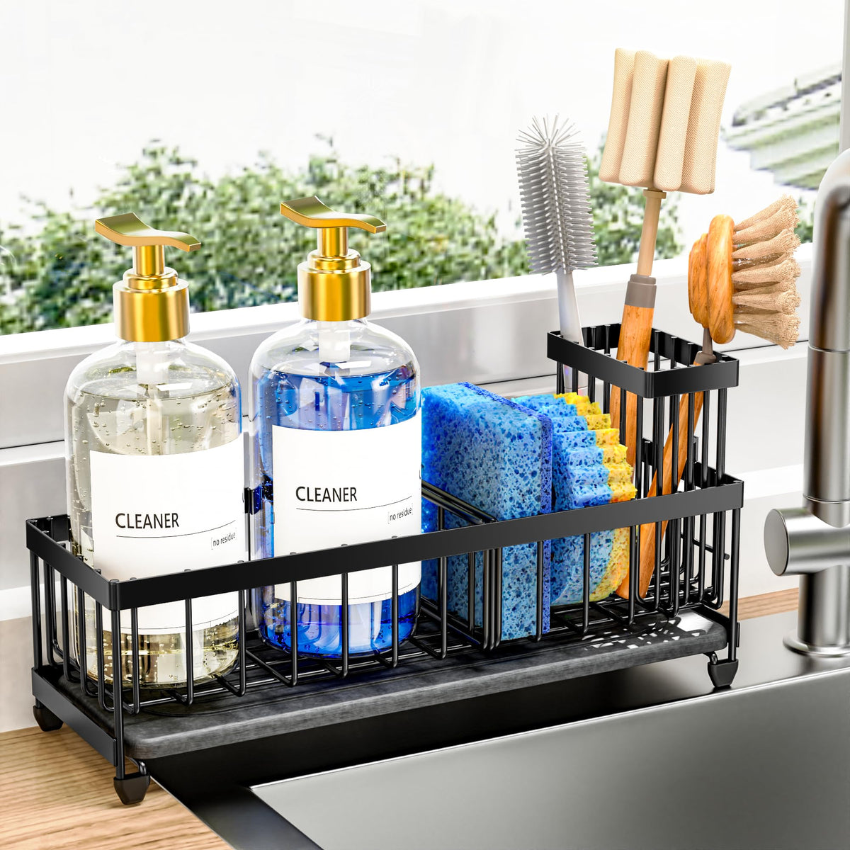 10.62'' Sponge Holder for Kitchen Sink