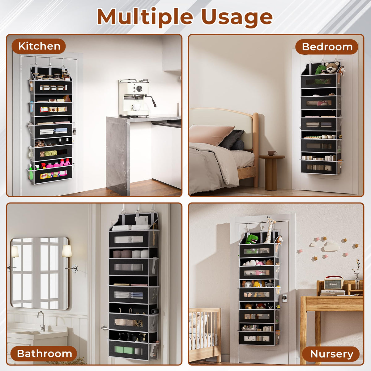 5 Tier Over The Door Organizer Space