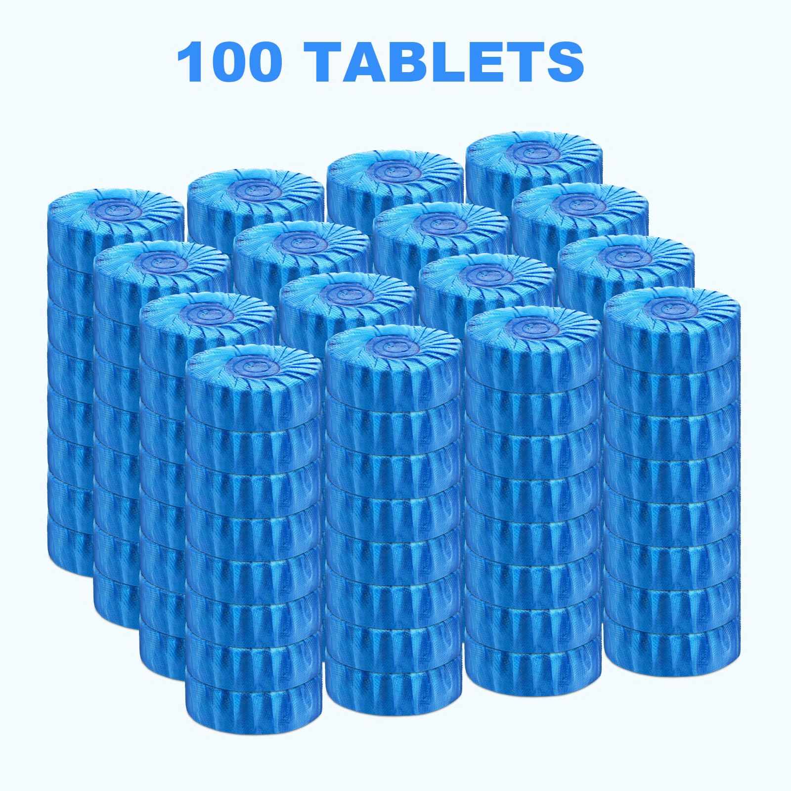 100 Pack Toilet Bowl Cleaner Tablets (100 Count)