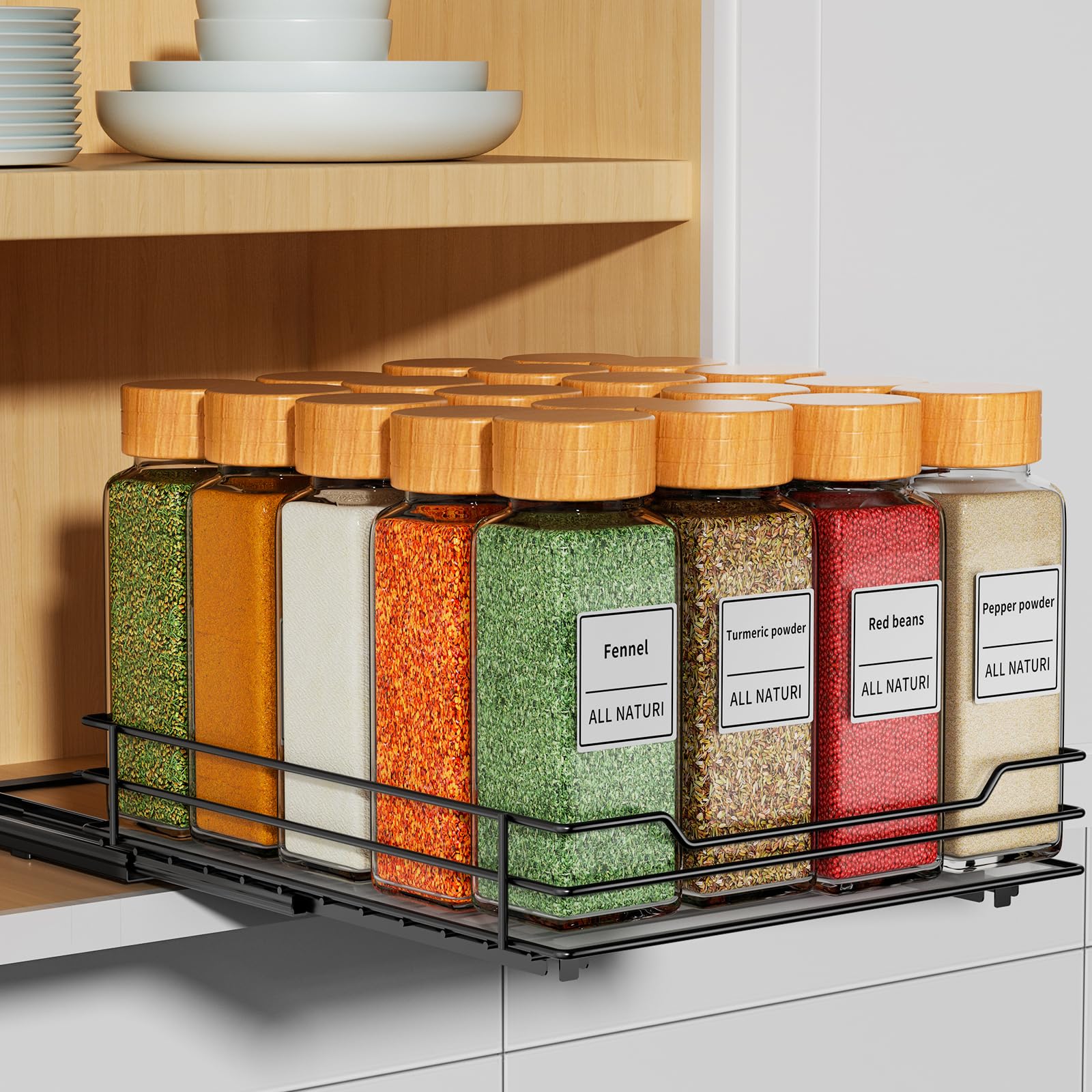 Pull Out Spice Organization for Cabinet