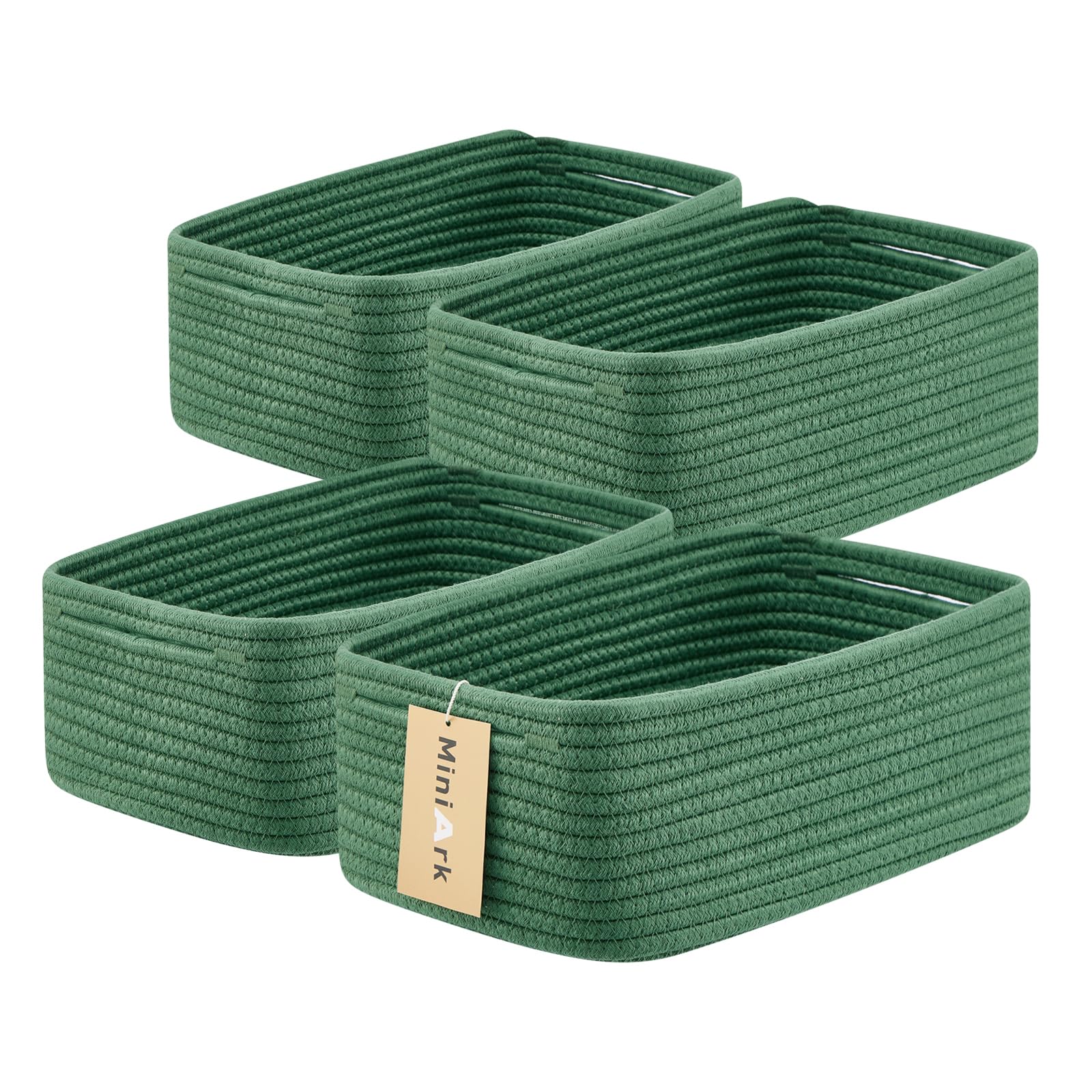 Small Storage Baskets for Organizing (4 Count)