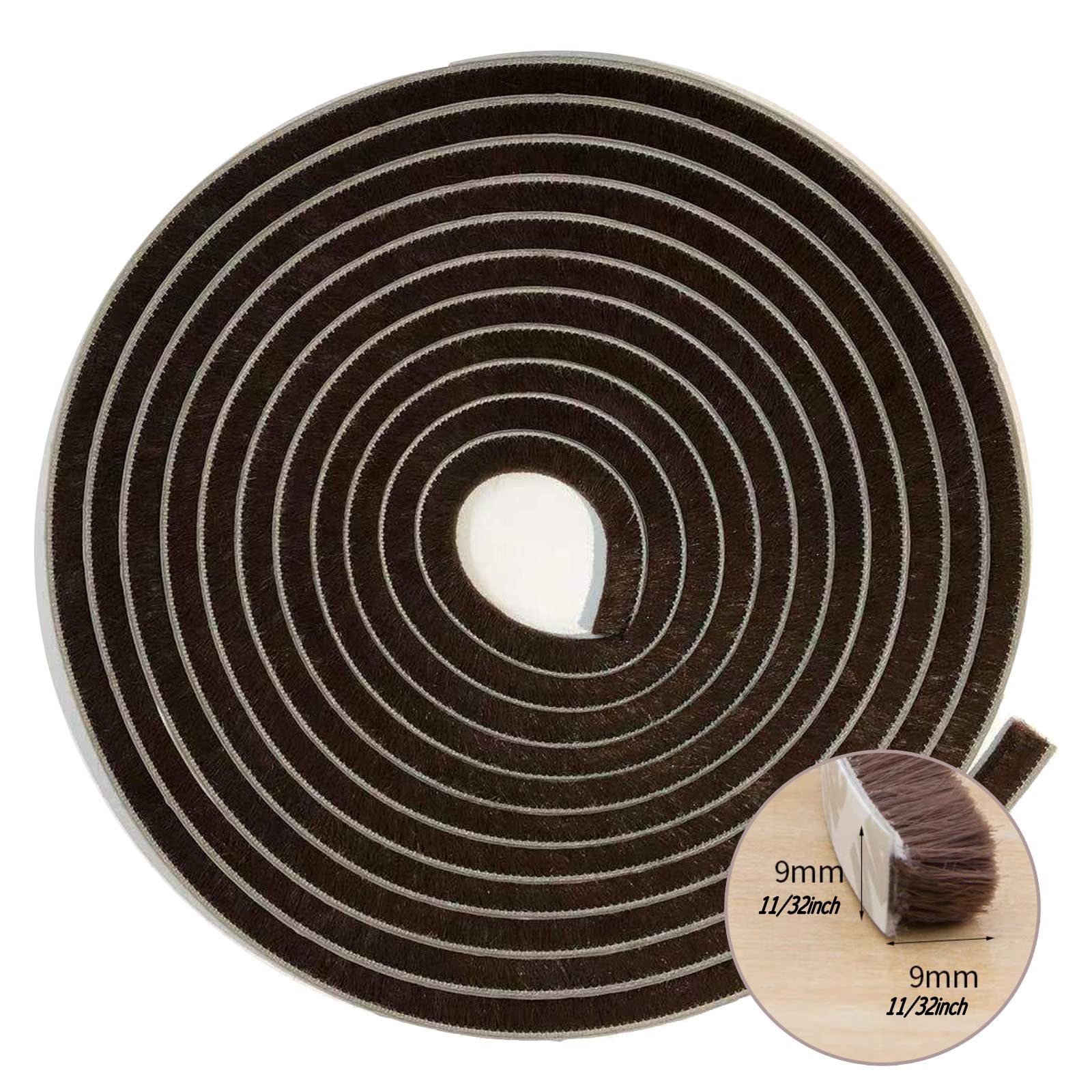 Weather Stripping Brush for Sliding Windows (16.5 Foot)
