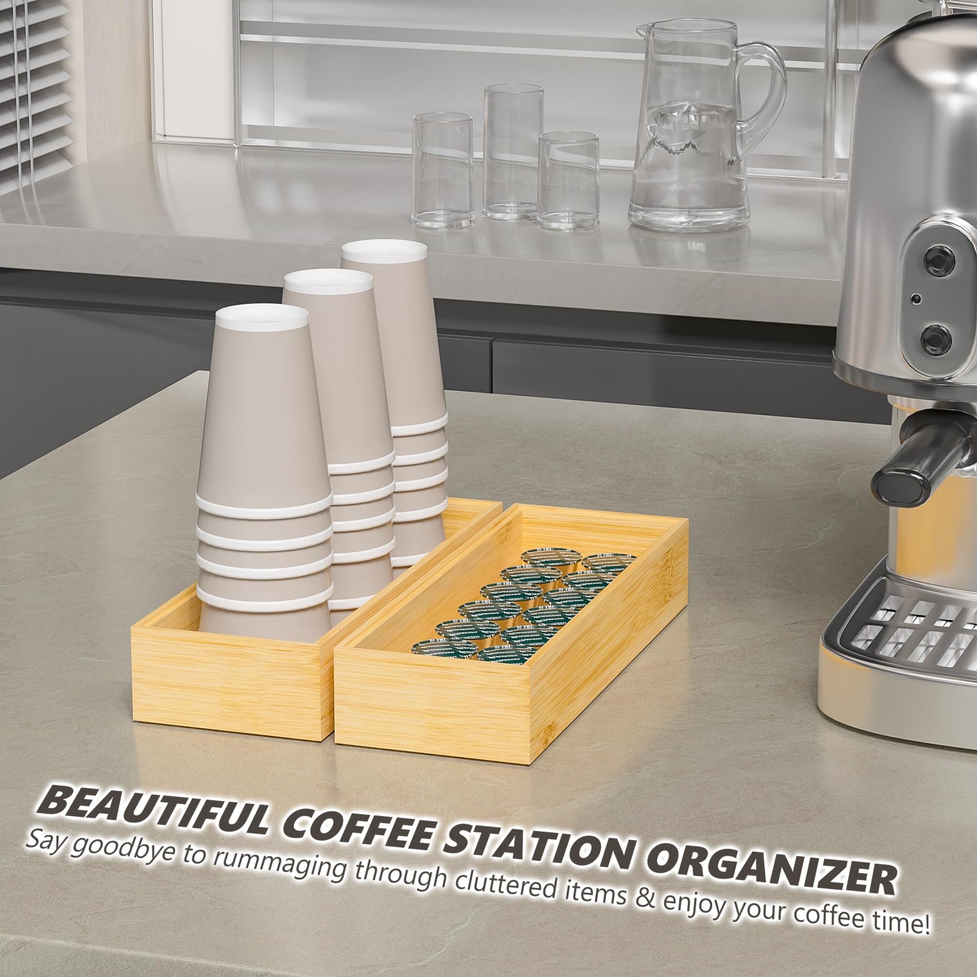 Kitchen Drawer Organizer Bins (2 Count)