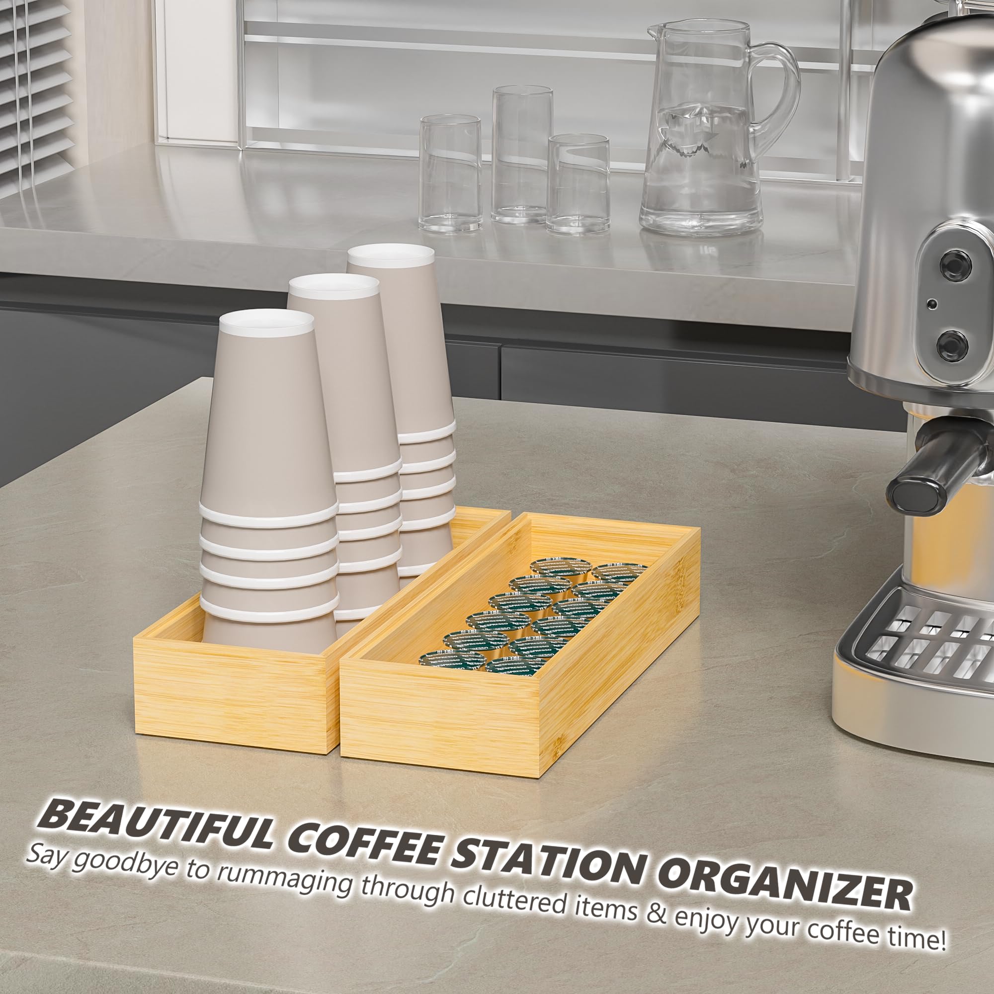 Kitchen Drawer Organizer Bins (2 Count)