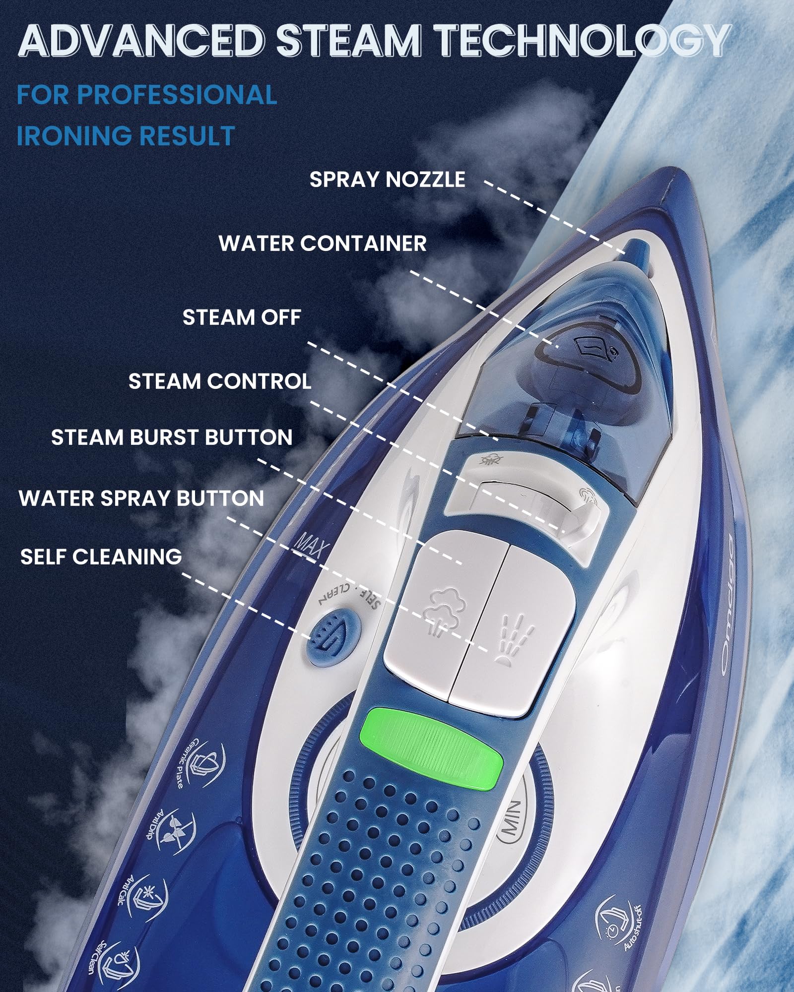 Steam Iron for Clothes