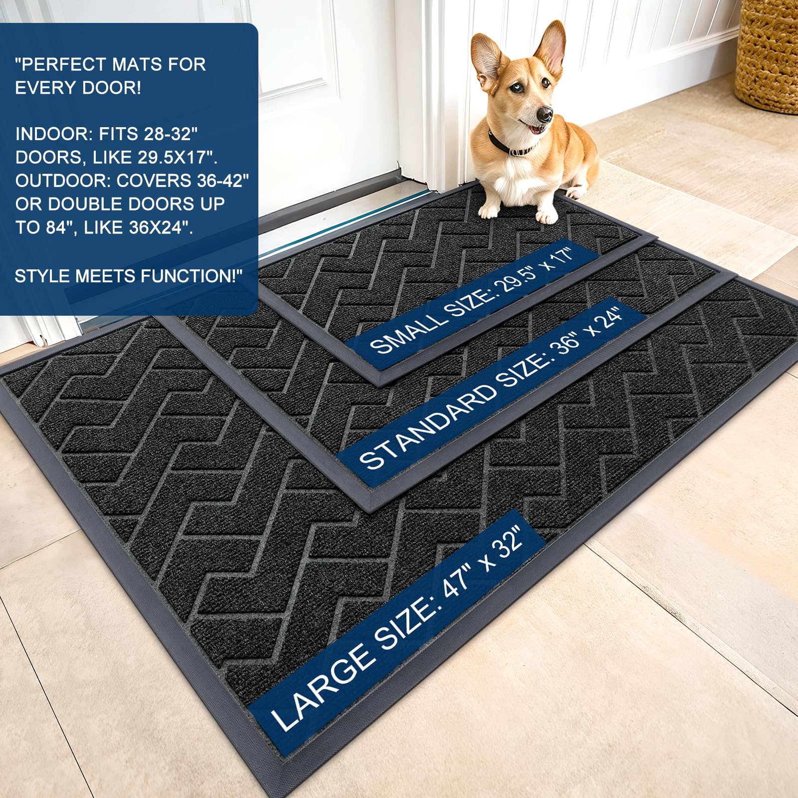 Front Door Mat Outside 47x32