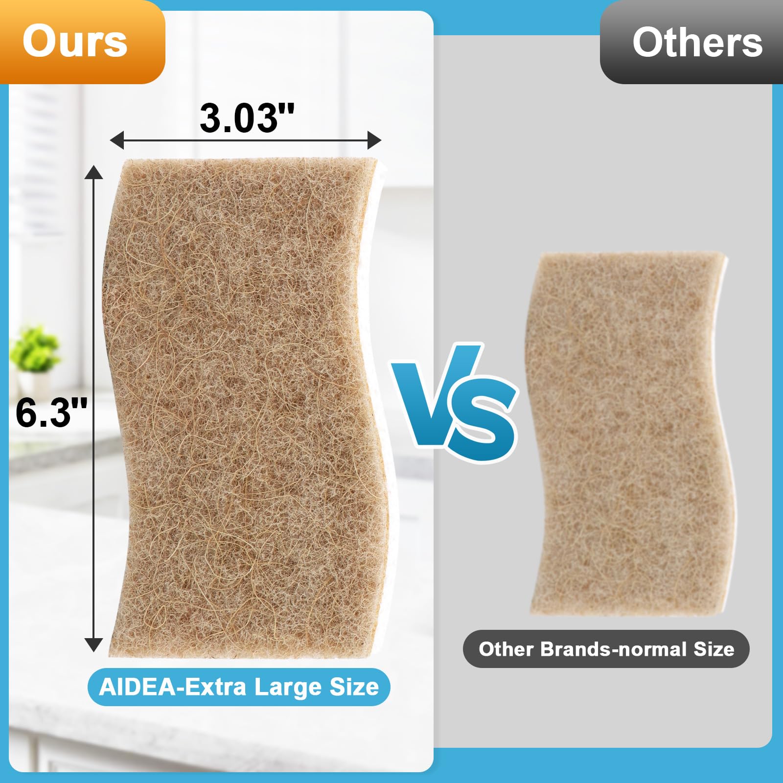 XL Scrub Sponges Non (24 Count)