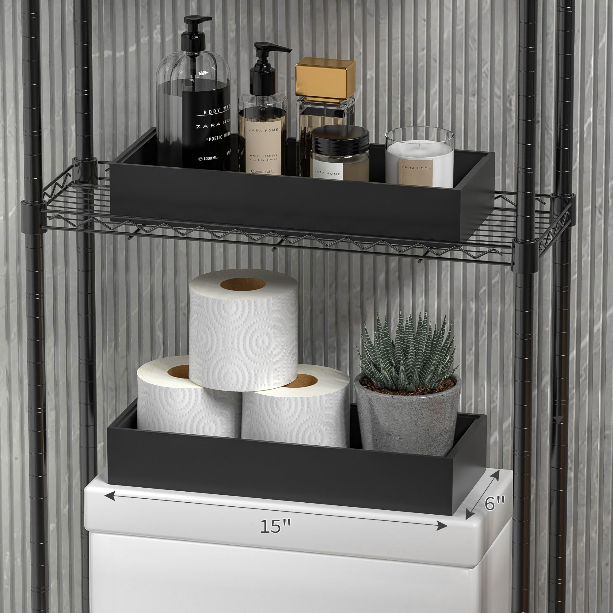 Kitchen Drawer Organizer Bins (2 Count)