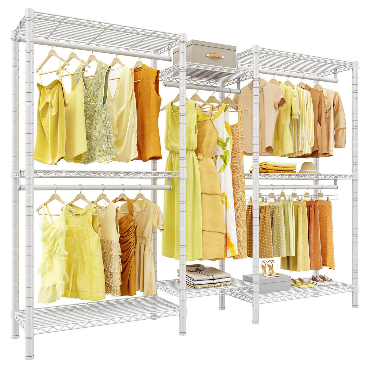 Clothes Rack Clothing Racks for Hanging Clothes Heavy Duty