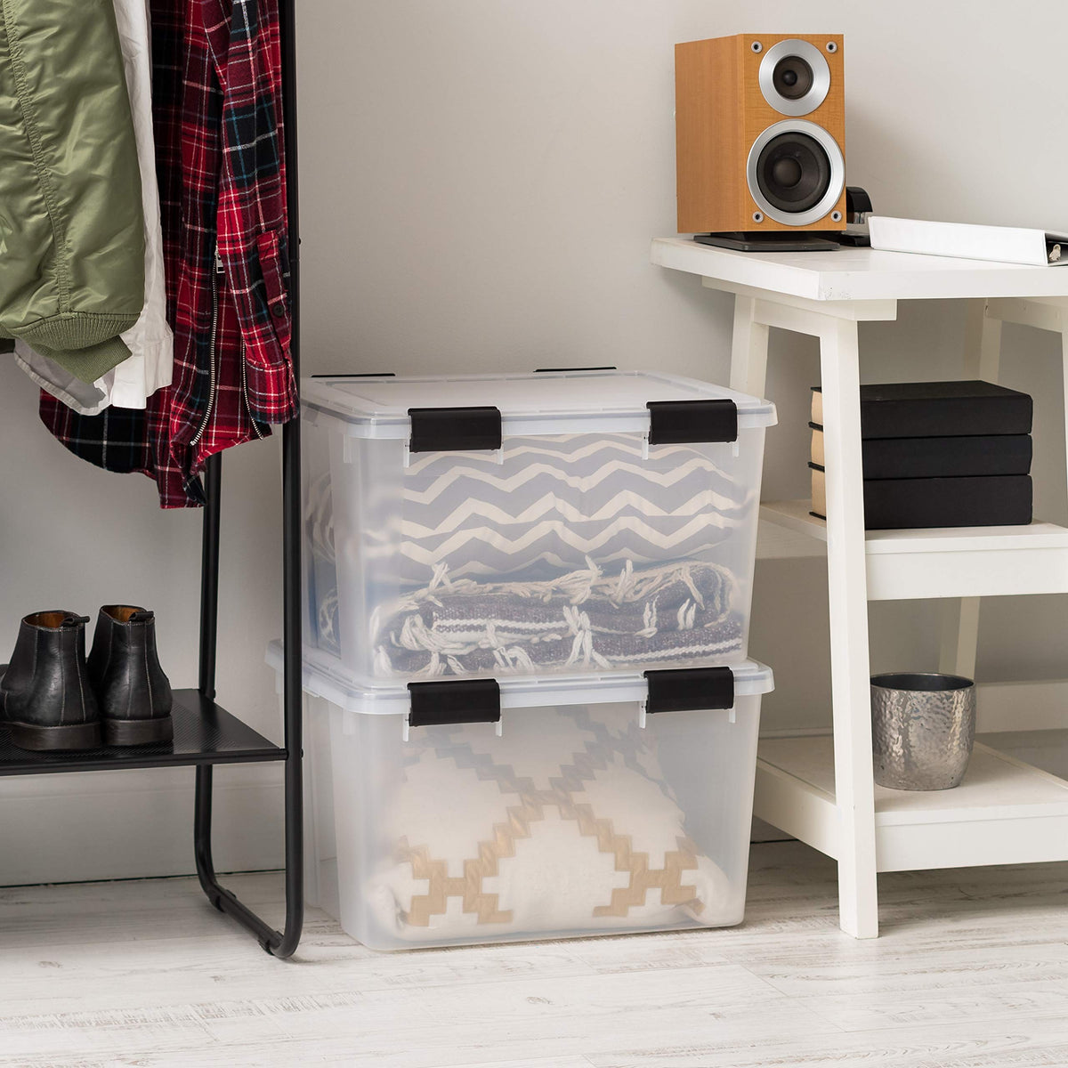 WeatherPro Storage Bins with Lids (2 Count)