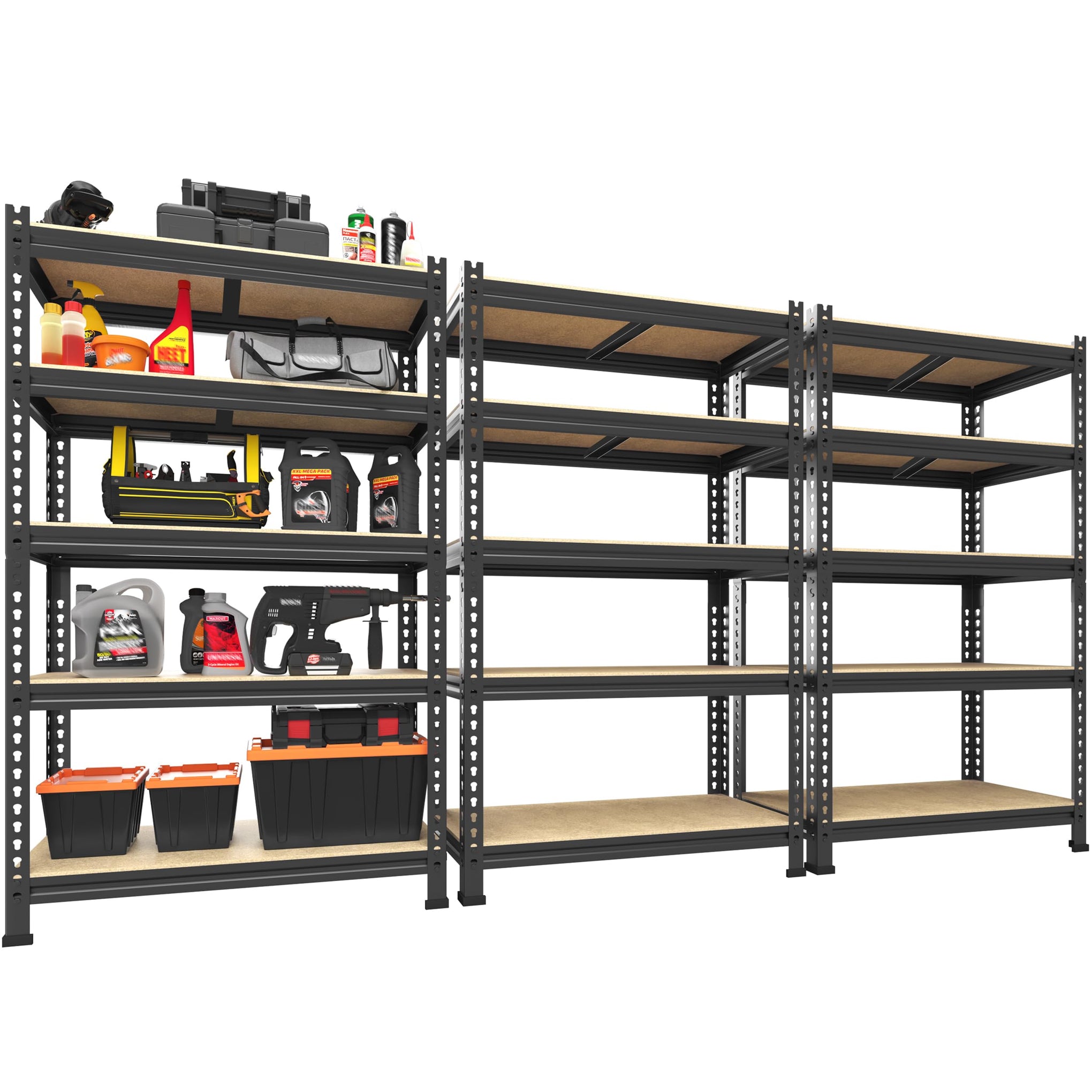 5 Tier Garage Storage Shelves (3 Count)