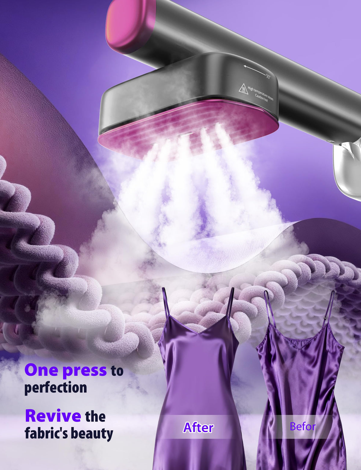 Steamer for Clothes Portable 2