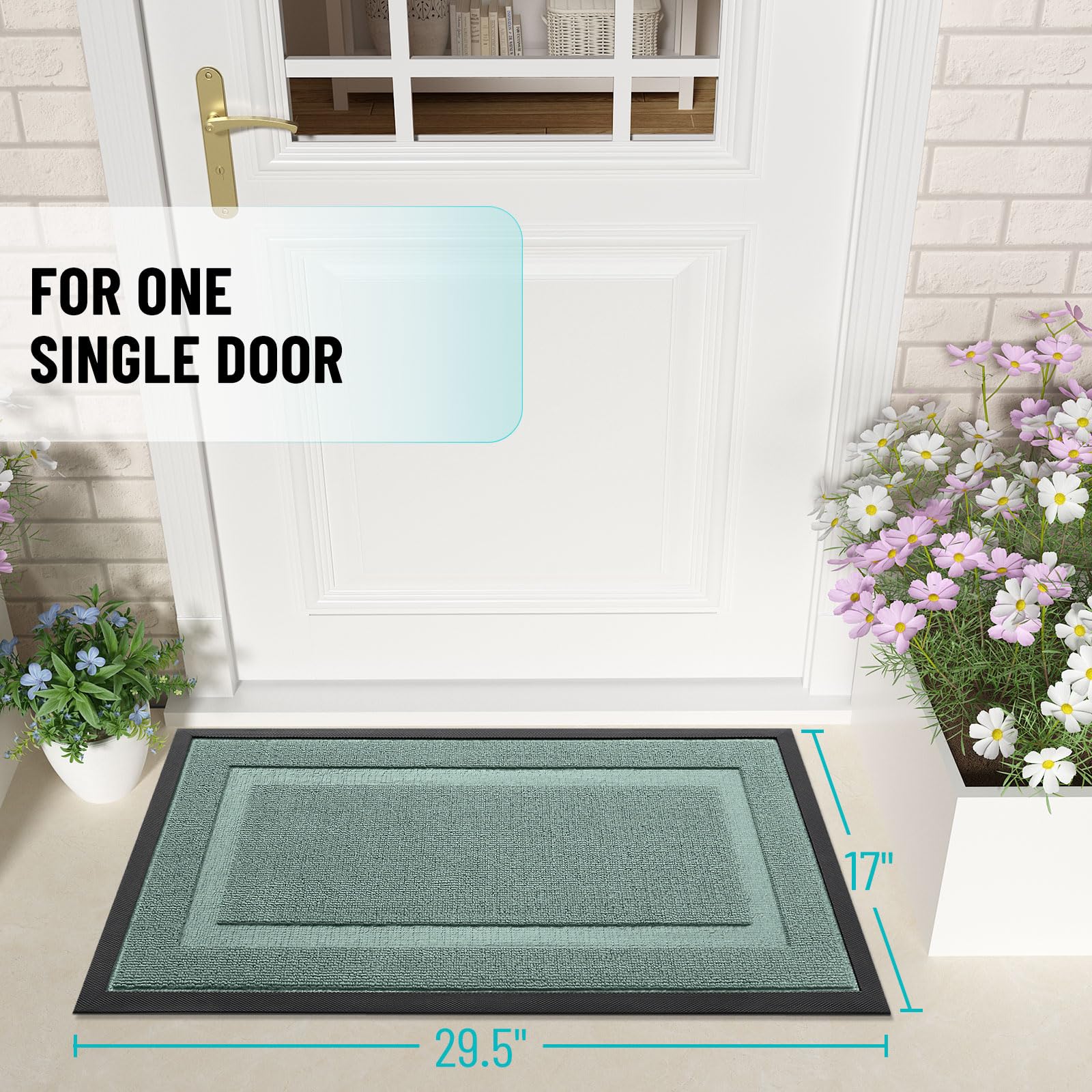 Front Door Mat Outside 29.5x17