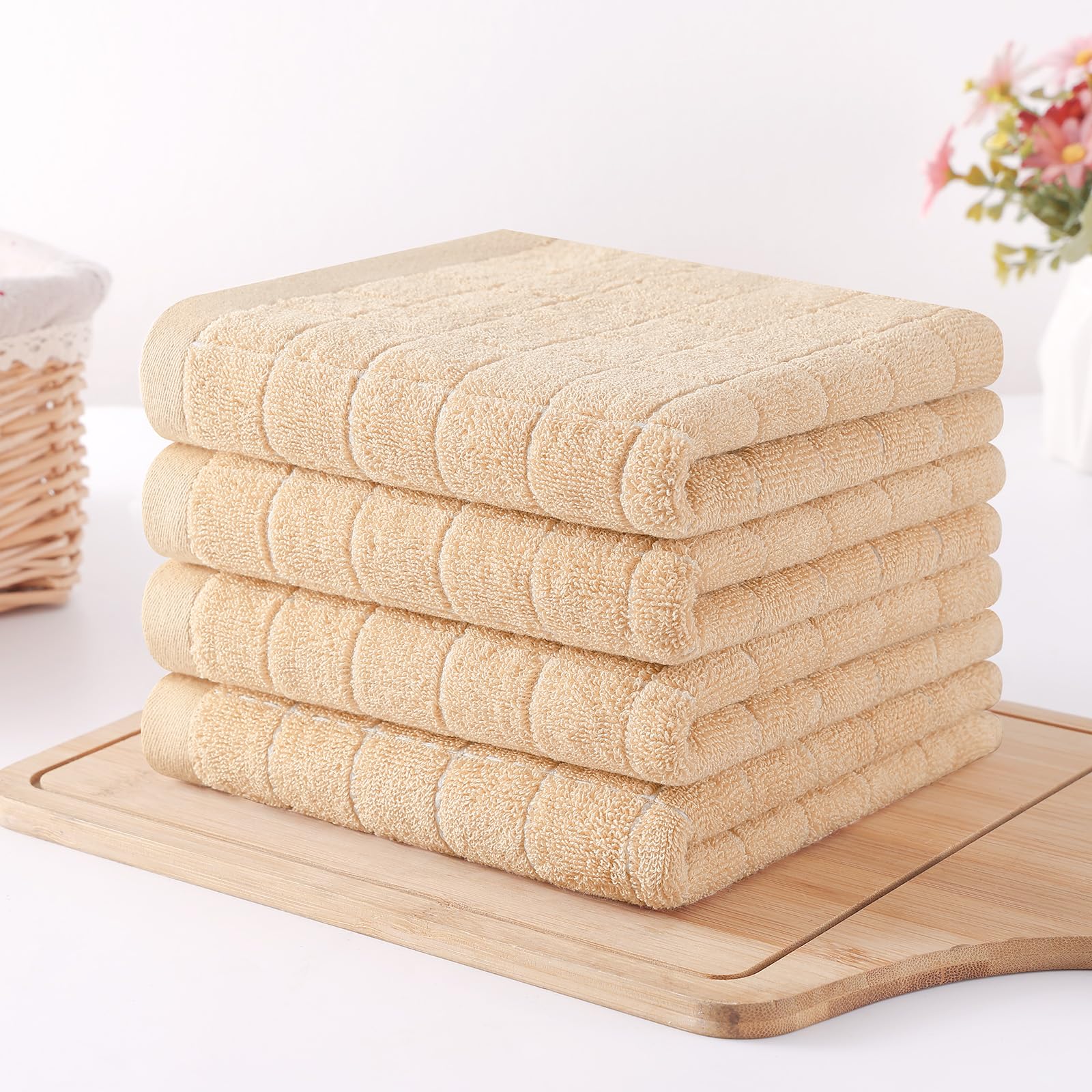 100% Cotton Terry Kitchen Towels (12 Count)