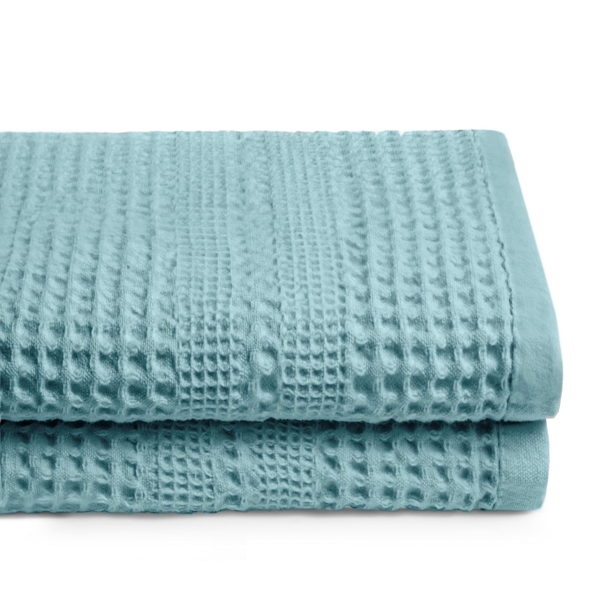Waffle Towels for Bathroom (2 Count)