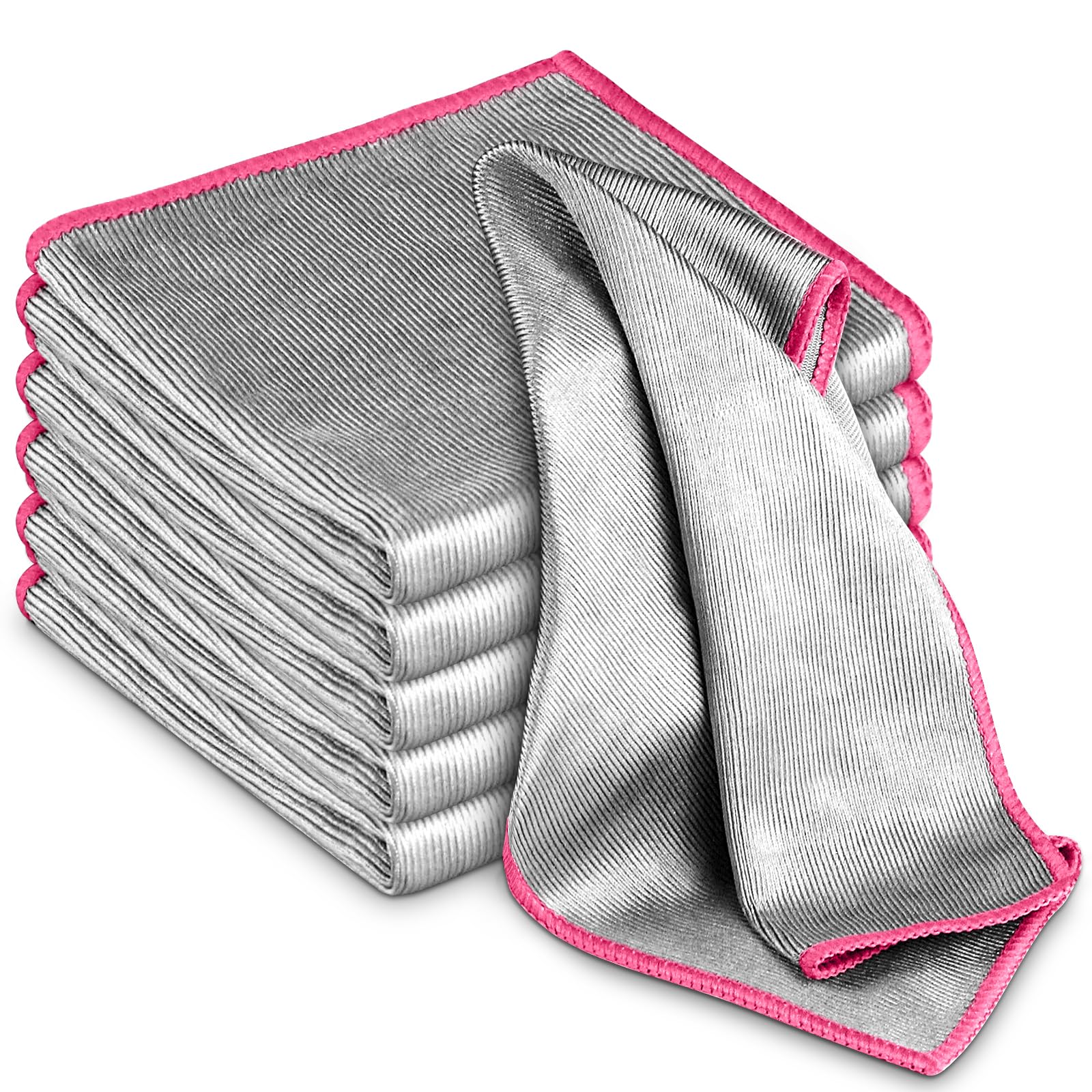 Glass Polishing Streak Free Miracle Cleaning Cloth (6 Count)