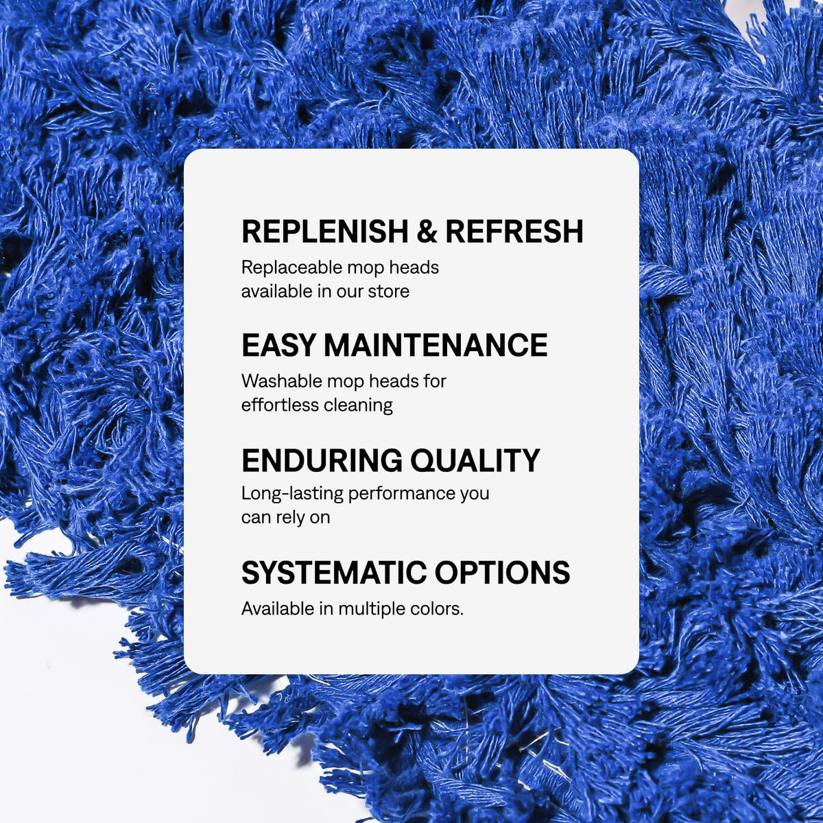 36 Inch Blue Commercial Dust Mop & Floor Sweeper