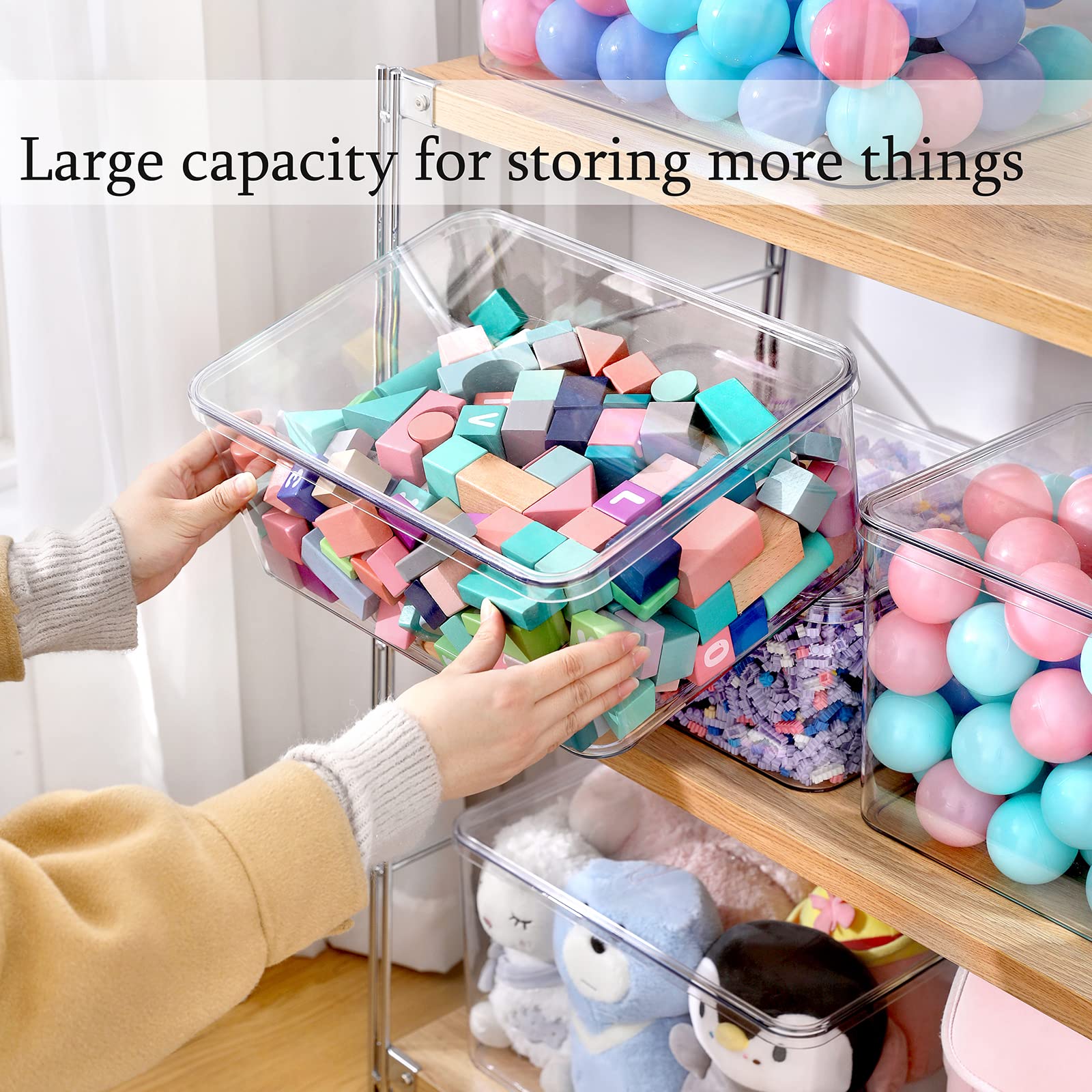 Clear Storage Bins With Lids