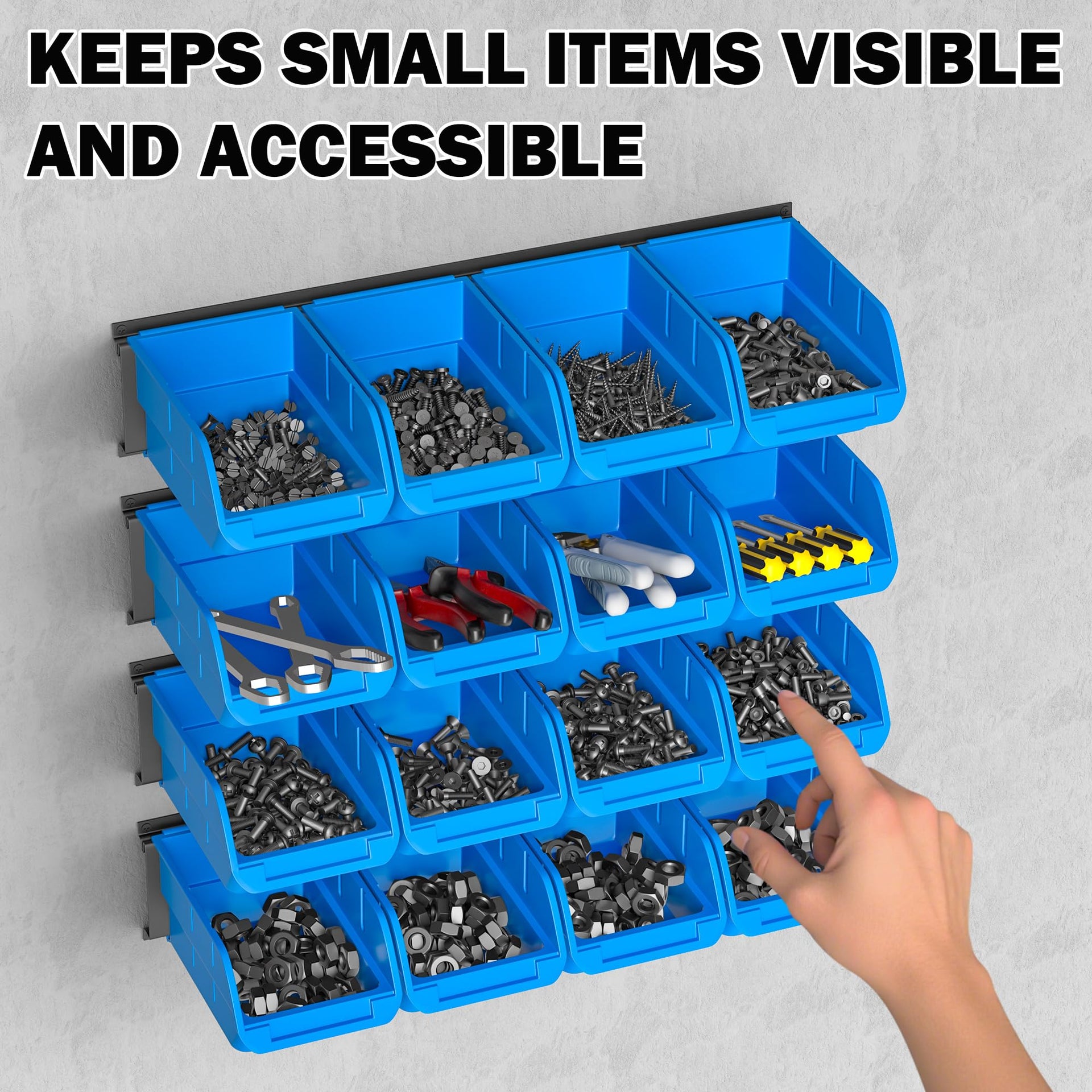 Wall Mounted Storage Bins