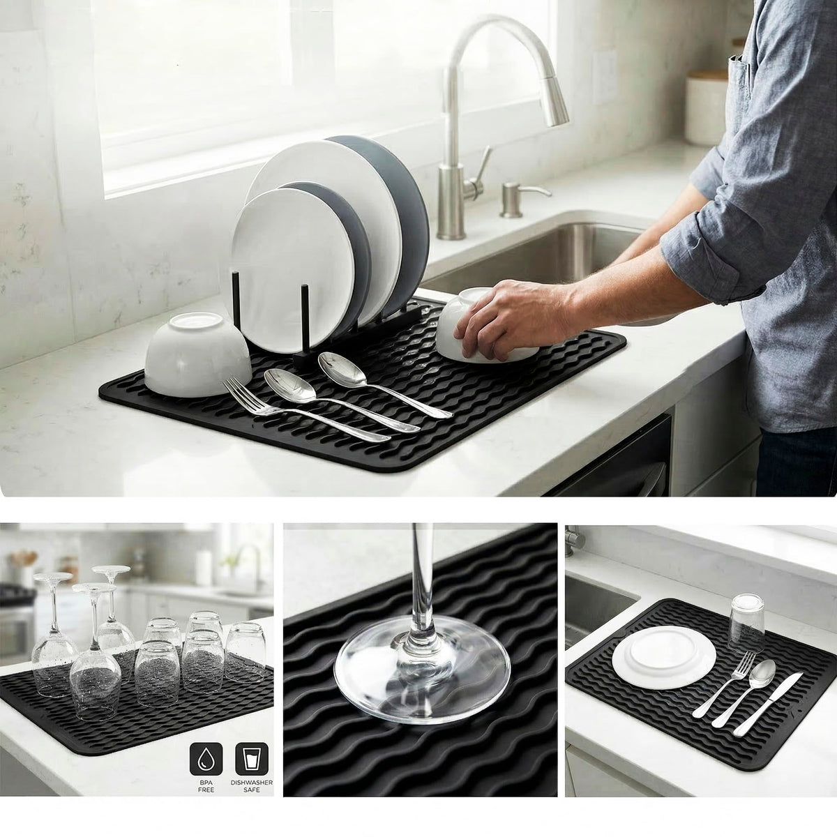 Silicone Dish Drying Mat