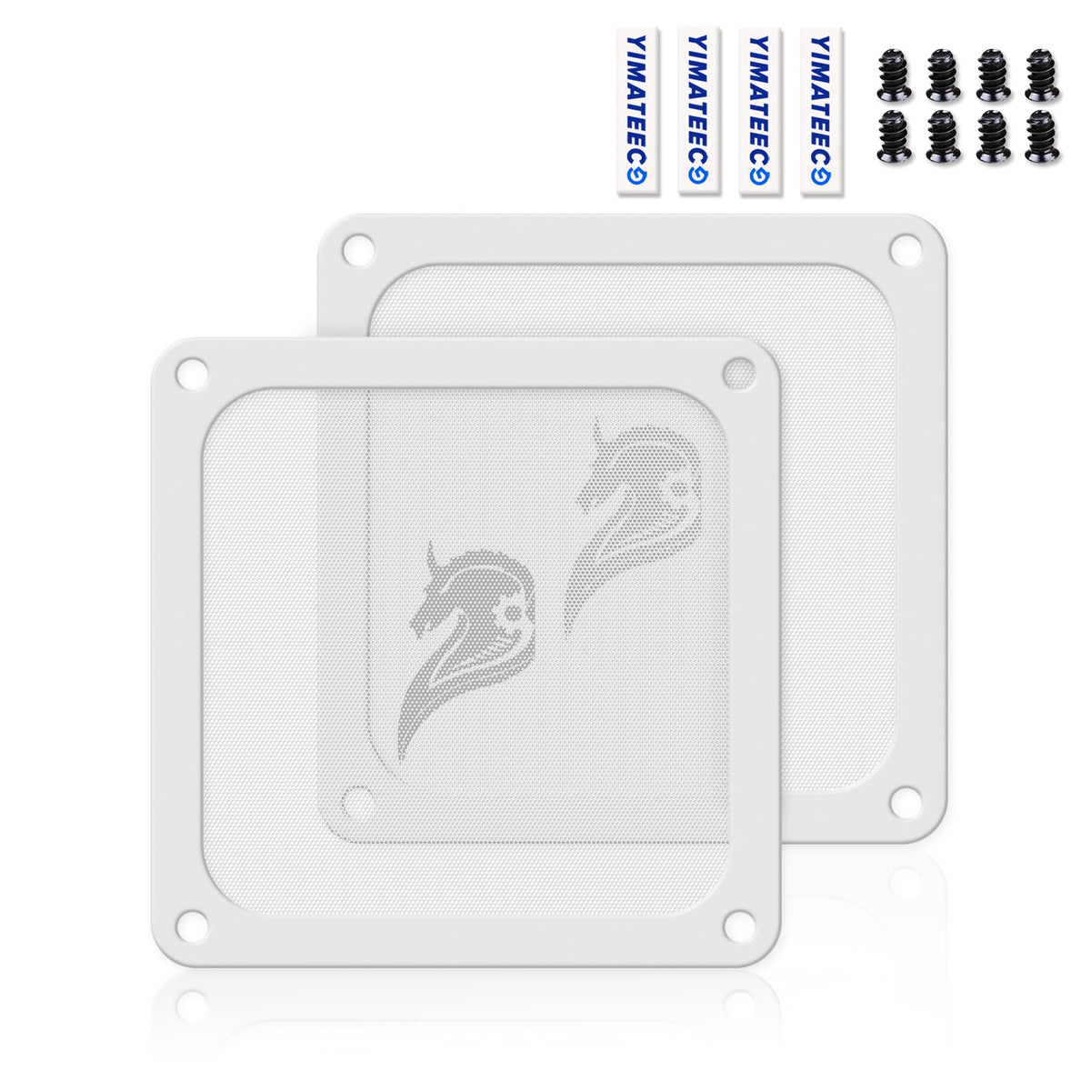 140mm Fan Filter PC Dust Filter Computer Fan Grills Dust Mesh Magnetic Frame PC Case Cover Dustproof PVC 50 Mesh