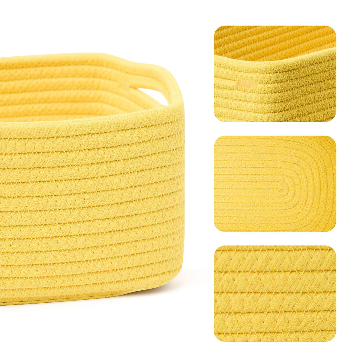 Small Storage Baskets for Organizing (4 Count)