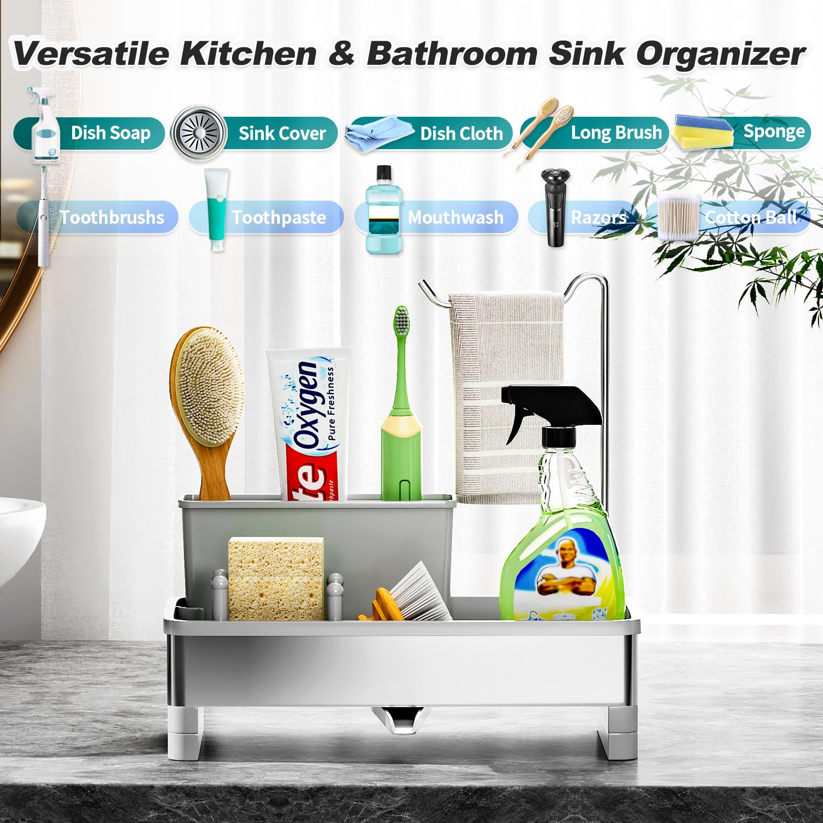 Sponge Holder for Kitchen Sink