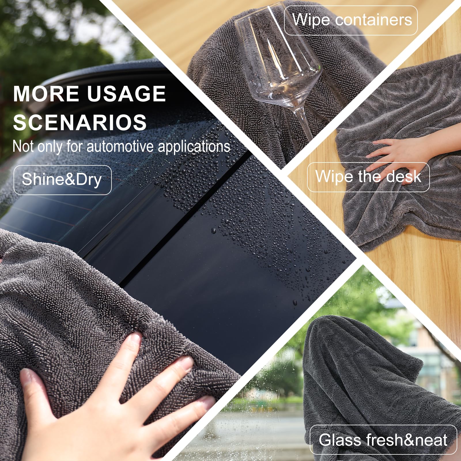 2 Pack XL Car Drying Towel (2 Count)