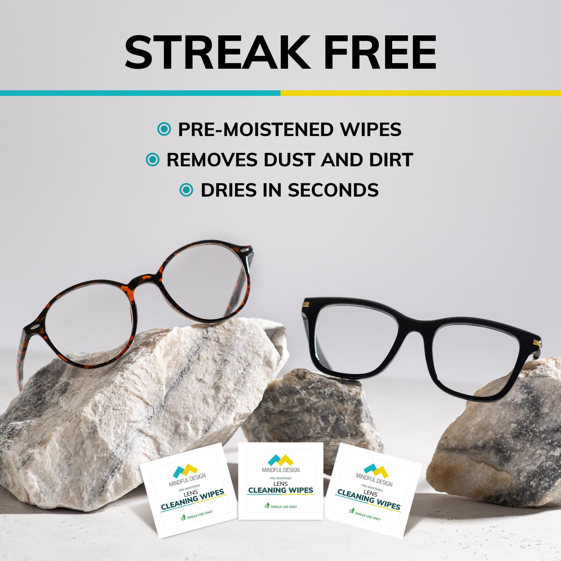 Lens Cleaning Wipes for Eyeglasses (210 Count)