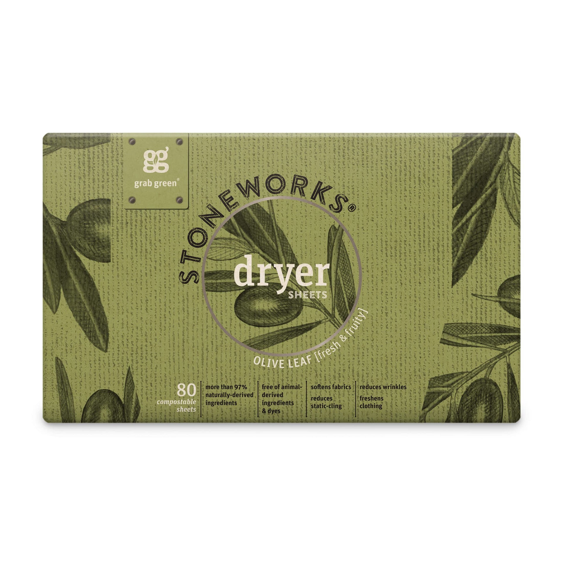 Stoneworks Laundry Detergent Pods and Dryer Sheet Bundle (80 Count)