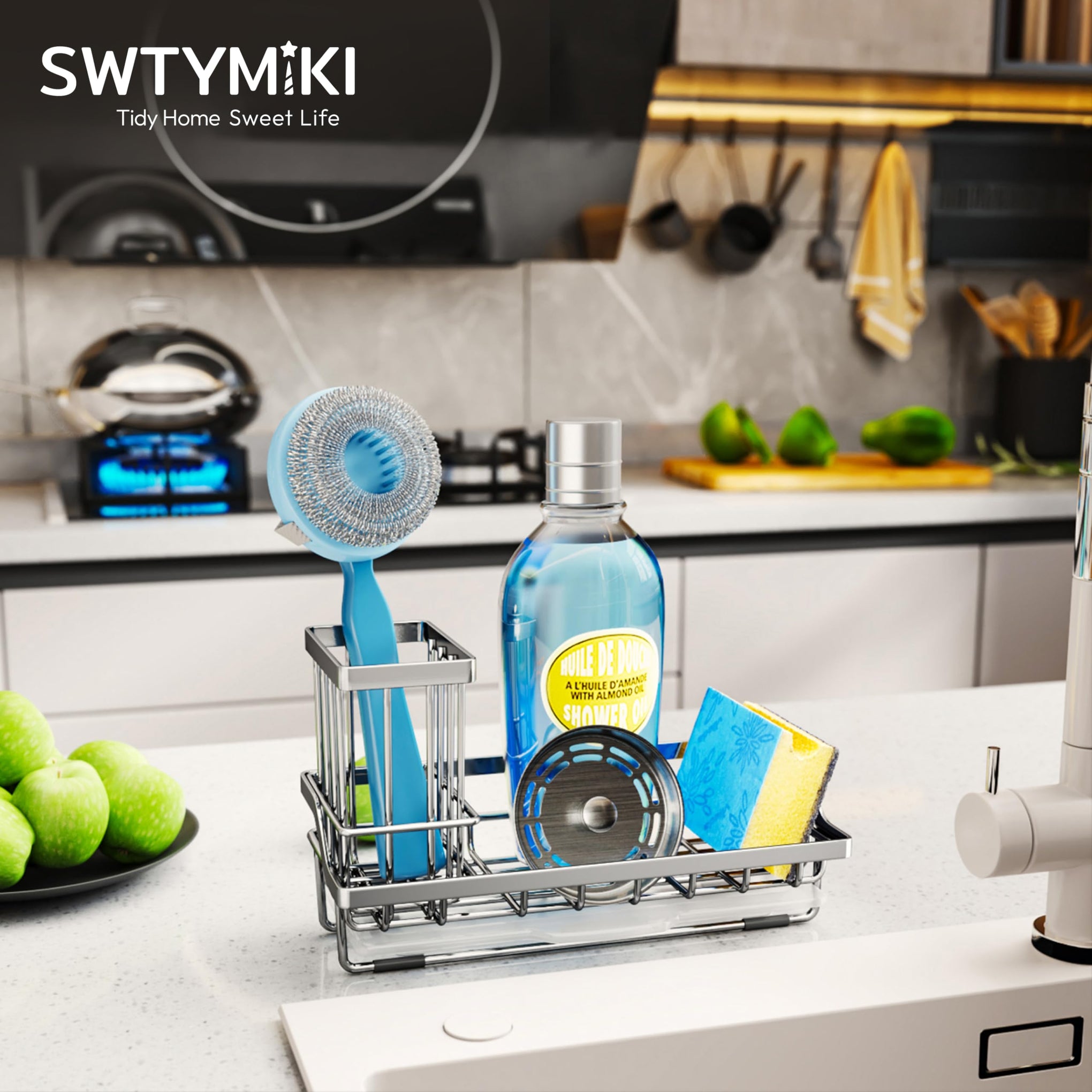 Kitchen Sink Caddy Sponge Holder