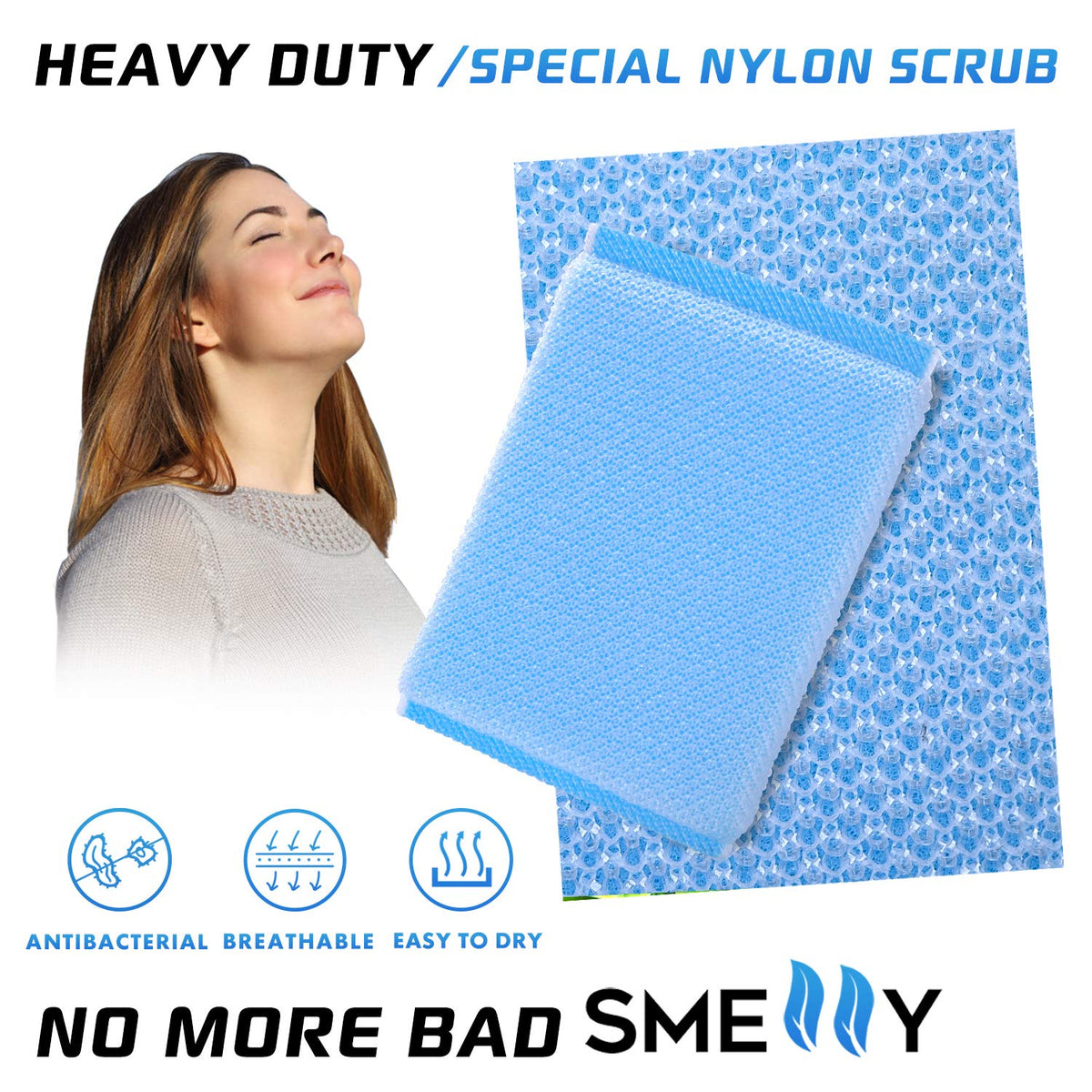 Nylon Cleaning Scrub Pad 12 Pack (12 Count)