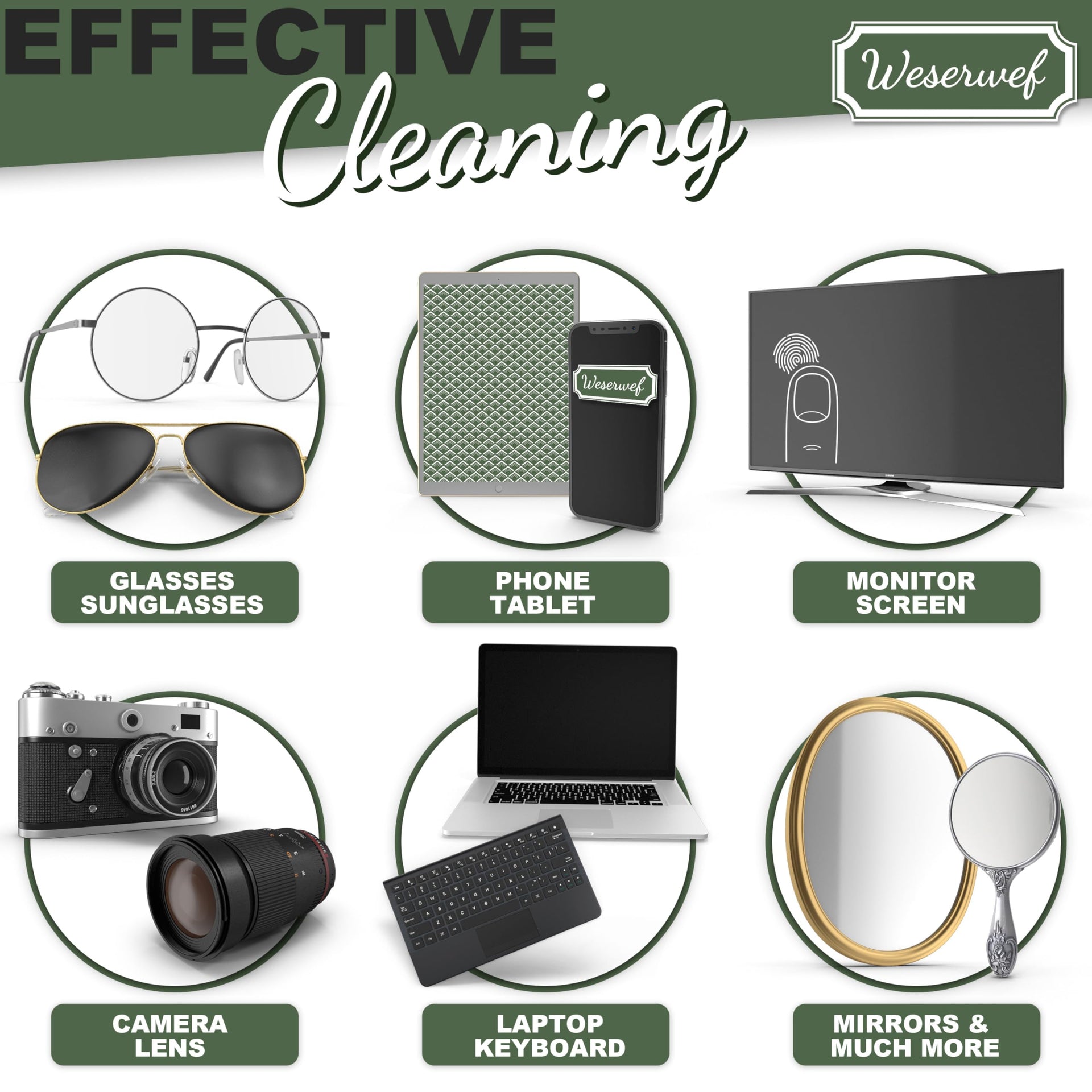 Design Microfiber Glasses Cleaning Cloth