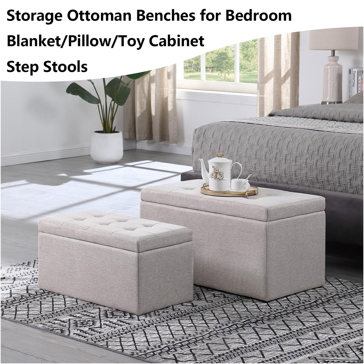 31.5'' Storage Ottomans Set of 2 (2 Count)