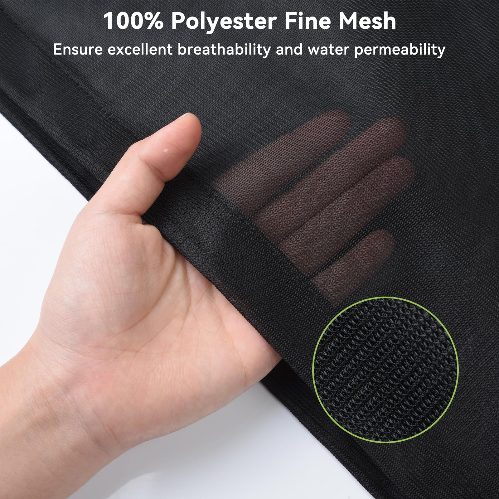 Ex Large Mesh Laundry Bags 36x43 Inch Drawstring Laundry Bag 2 Pack Dirty Clothes Mesh Net Bag Heavy Duty Travel Storage Organize Bag for Hotel Beach