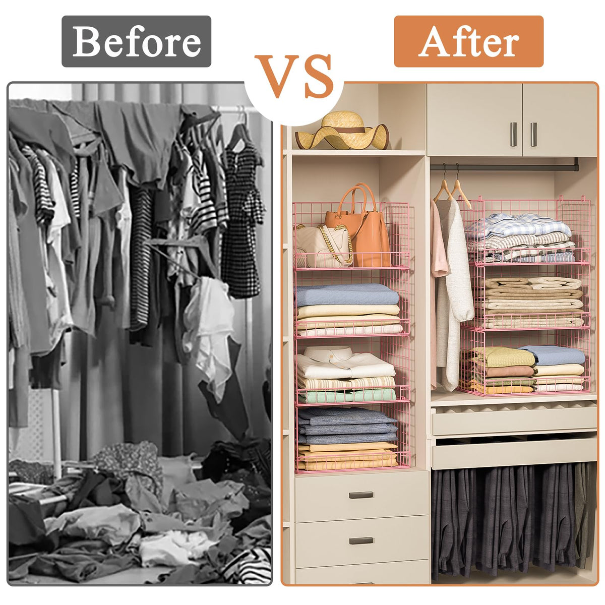 4 Tier Closet Organizers and Storage