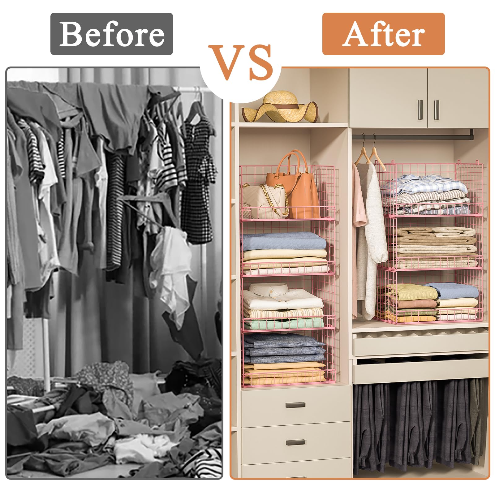 4 Tier Closet Organizers and Storage