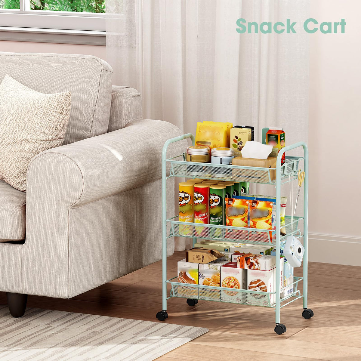 3 Tier Rolling Cart