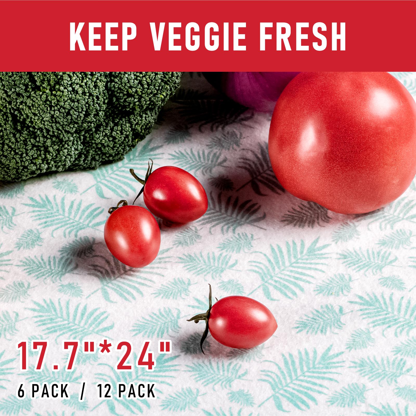 Absorbent Refrigerator Liners (18 Sq Ft)