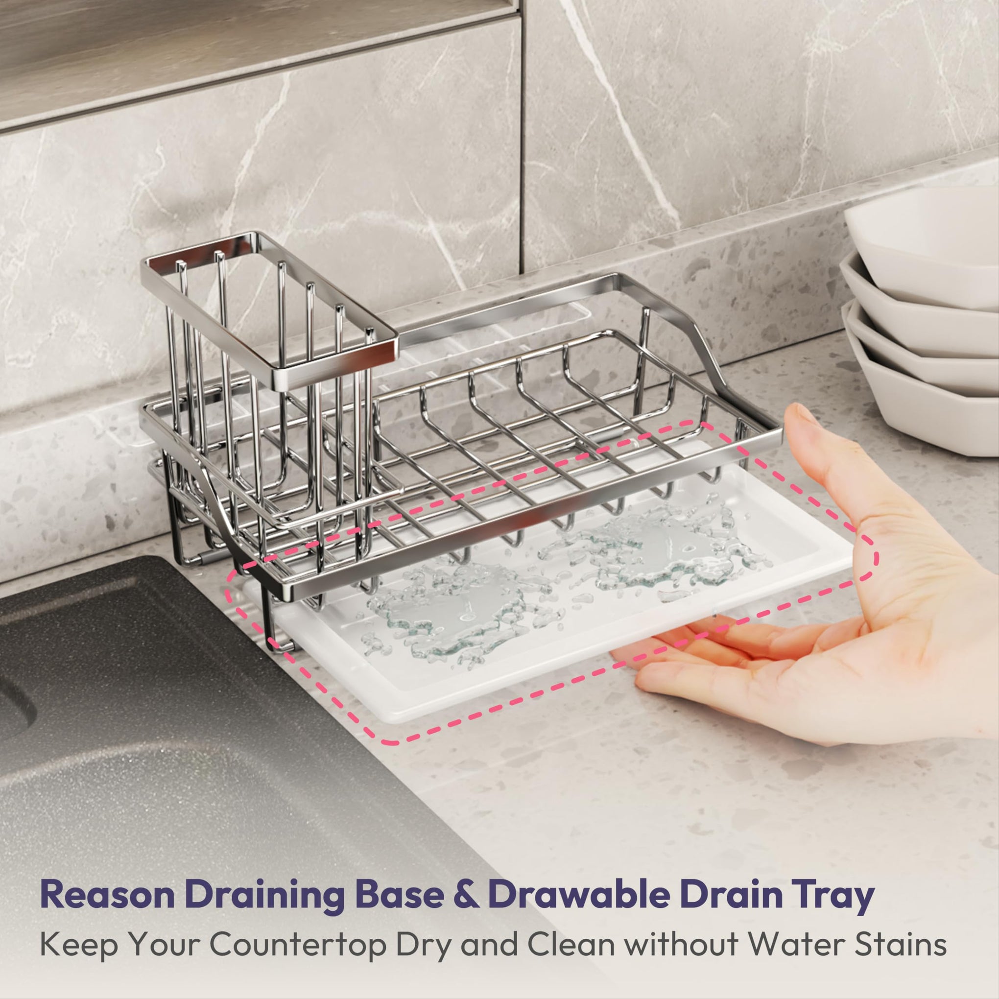 Multifunctional Kitchen Sink Caddy