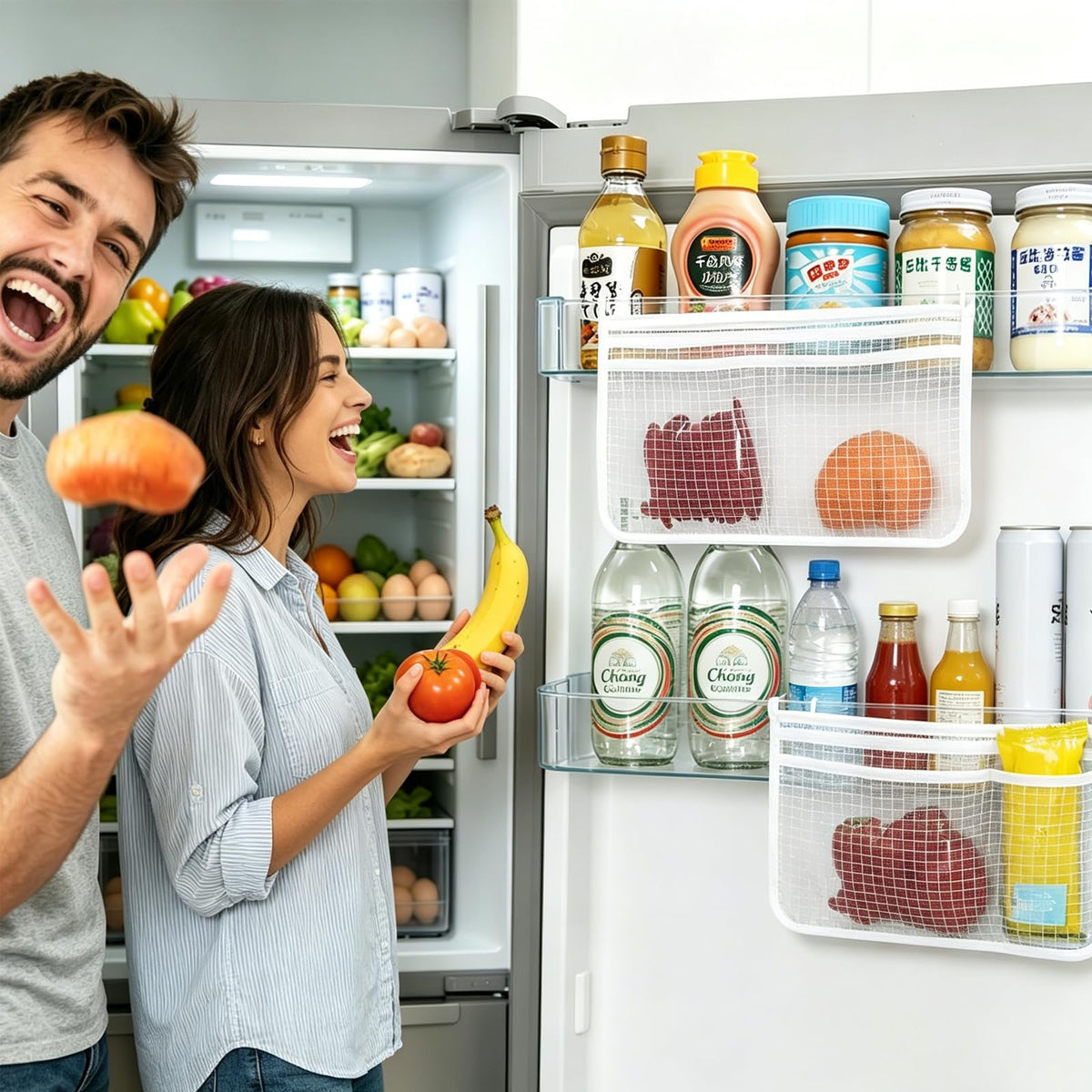 3PCS Refrigerator Door Organizer Set (2 Count)