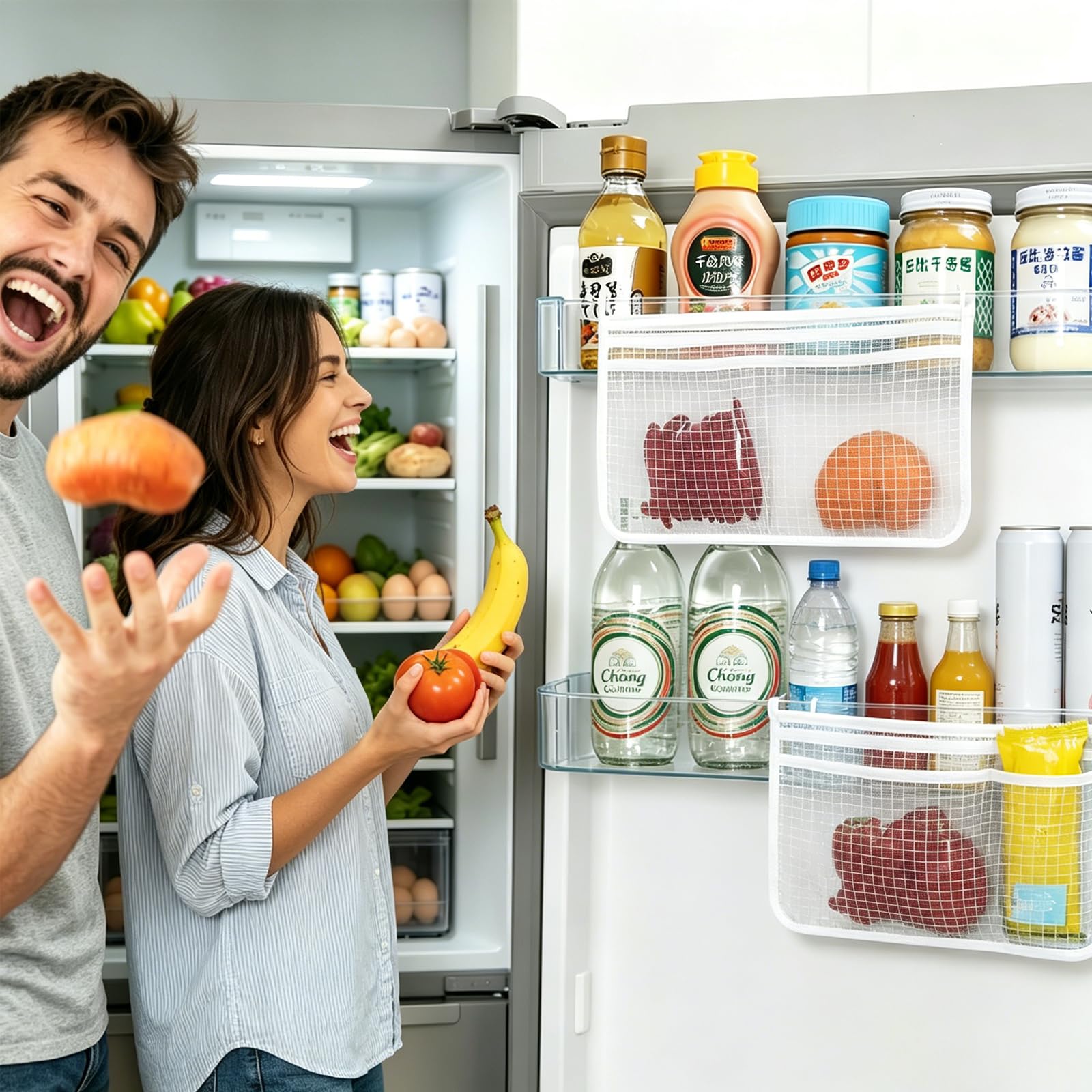 3PCS Refrigerator Door Organizer Set (2 Count)