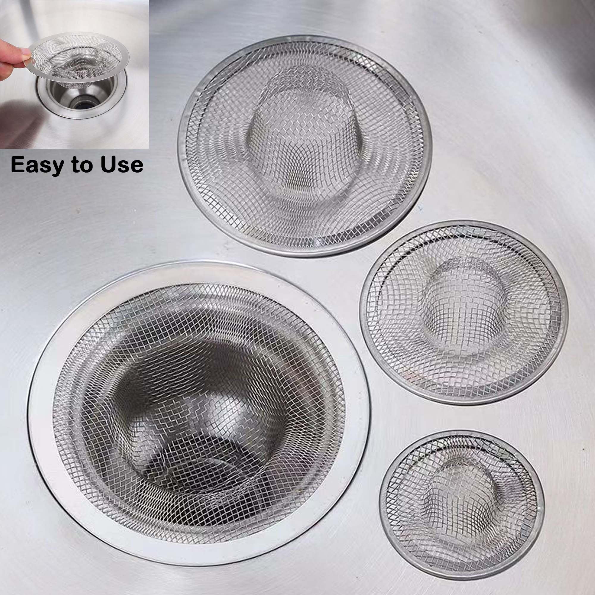 10Pcs Metal Mesh Kitchen Sink Strainer (10 Count)