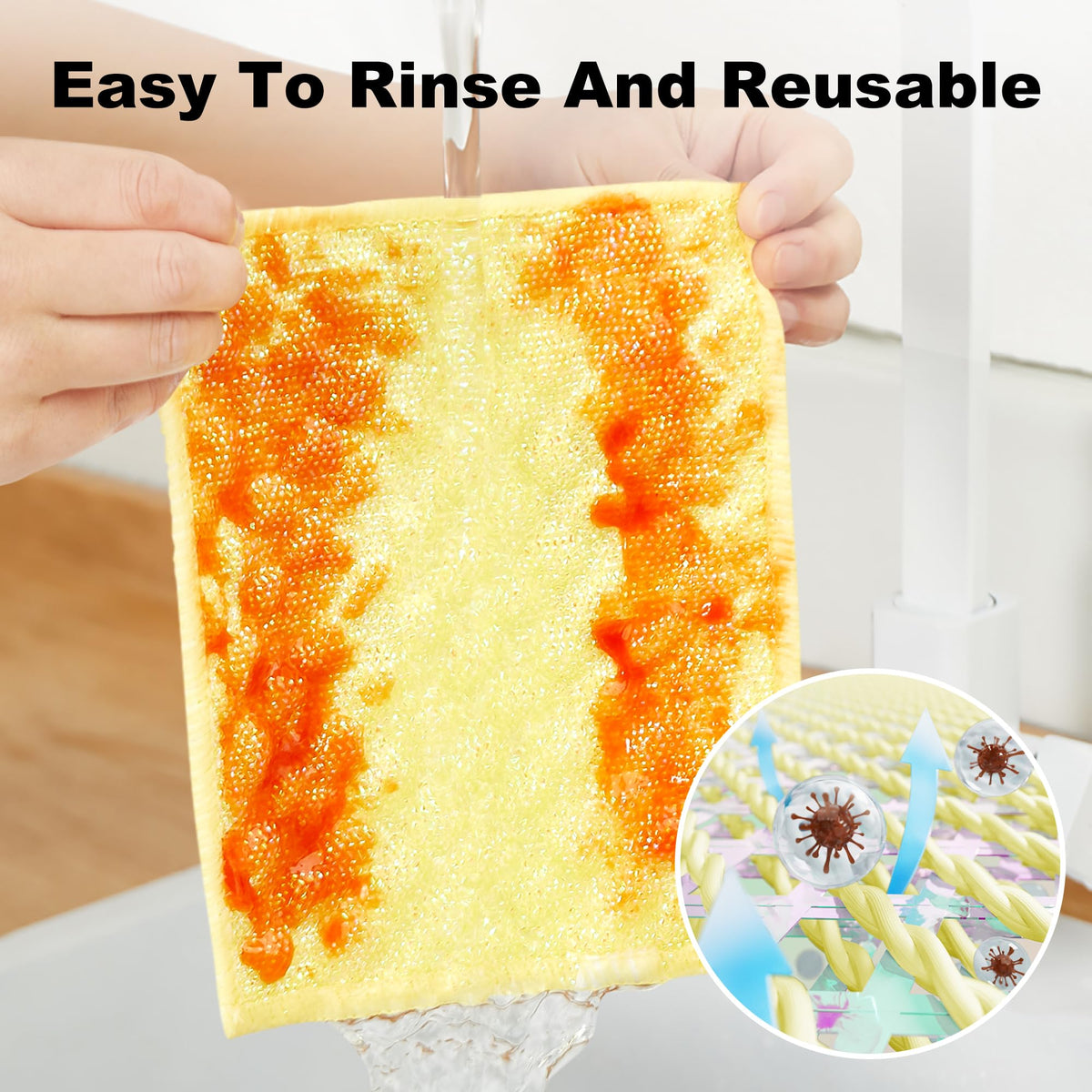 16 Packs Microfiber Cleaning Cloth (16 Count)