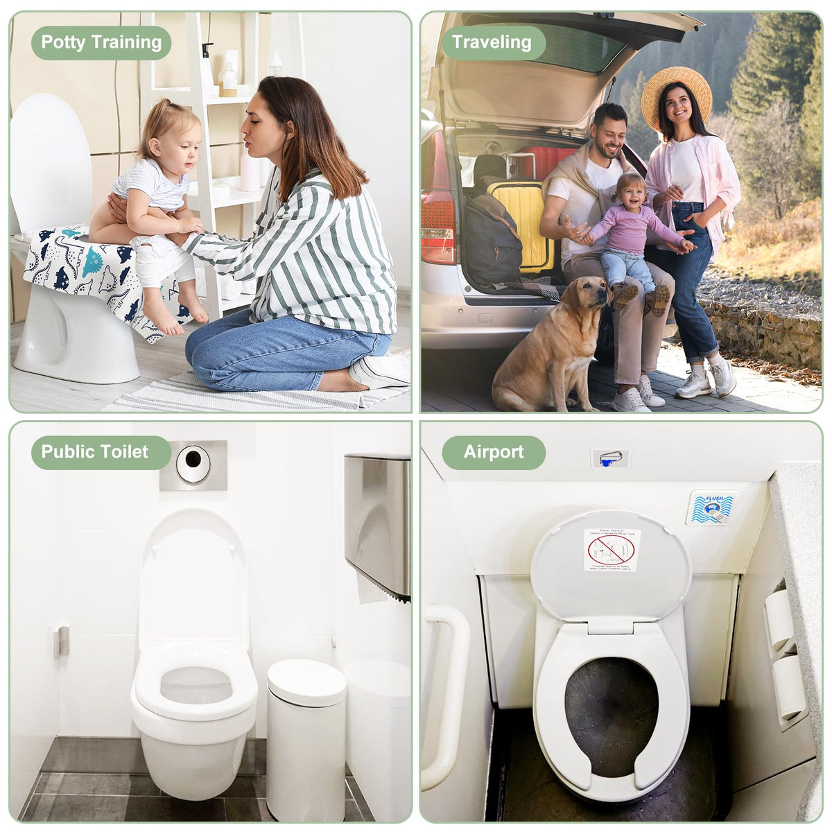 30 Pack Toilet Seat Covers Disposable (30 Count)