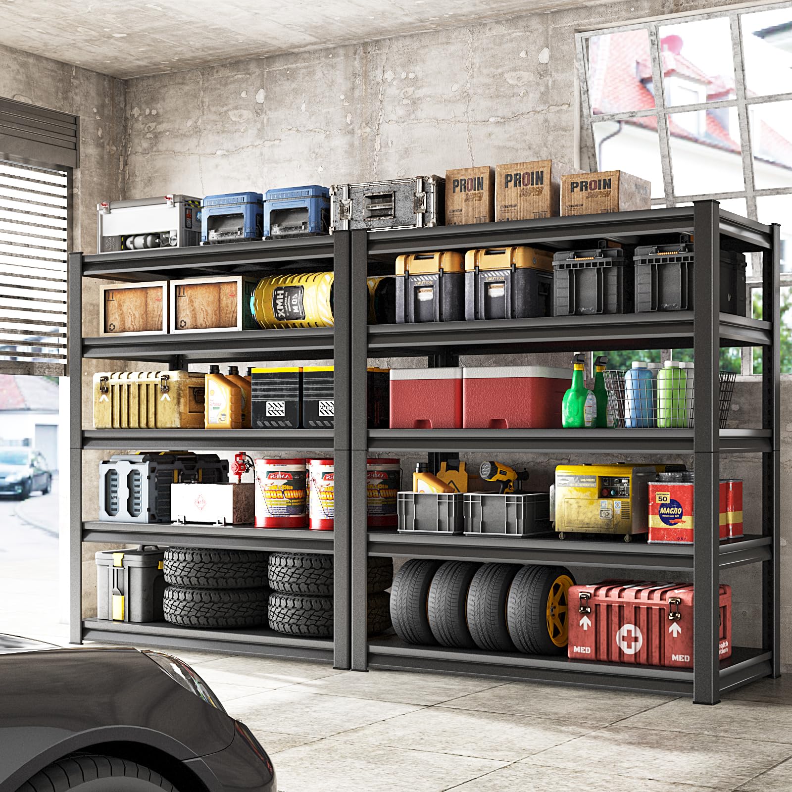 48" W Garage Shelving Heavy Duty
