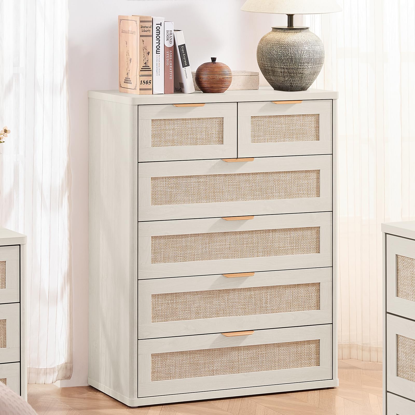 Rattan Dresser for Bedroom Set 2