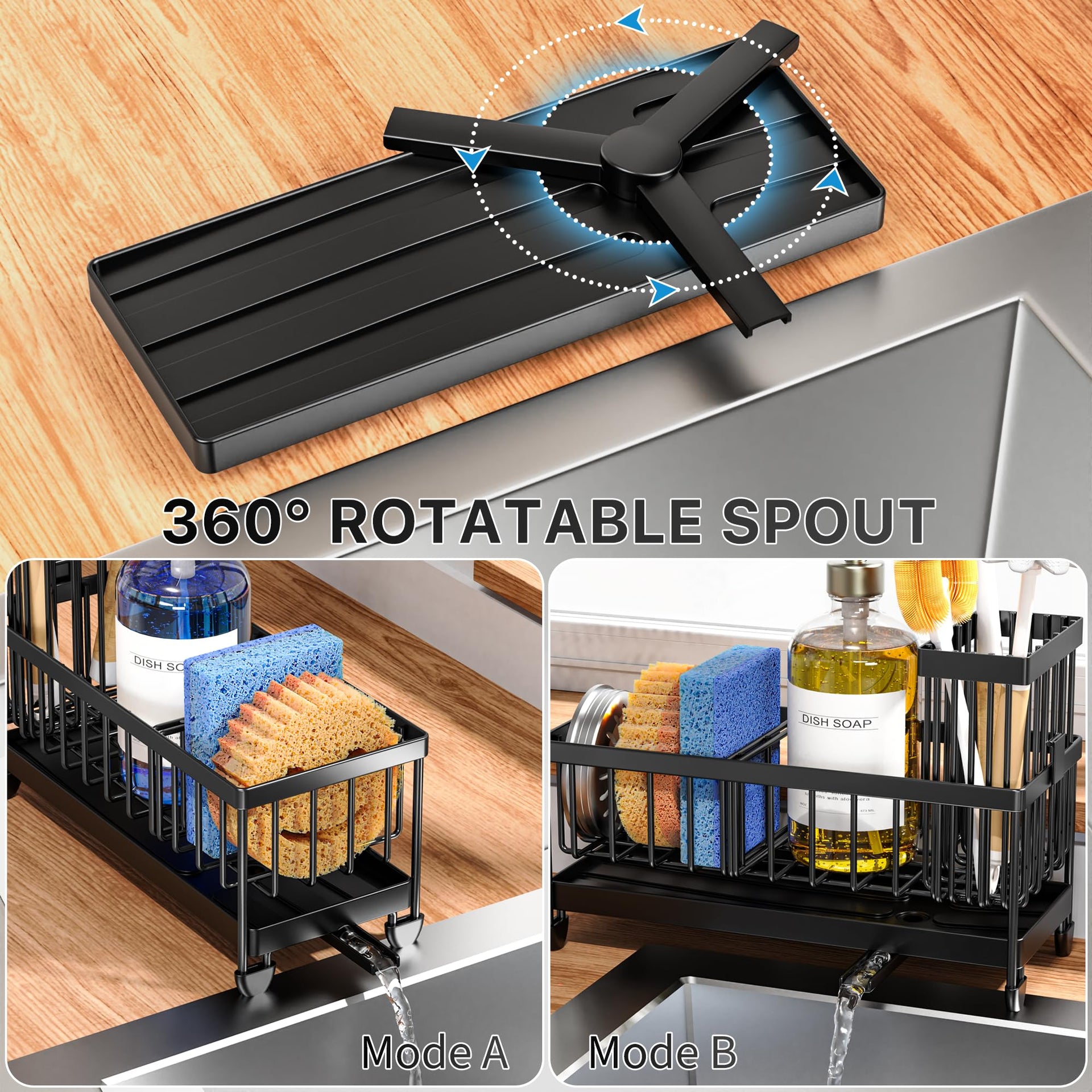 Sponge Holder for Kitchen Sink