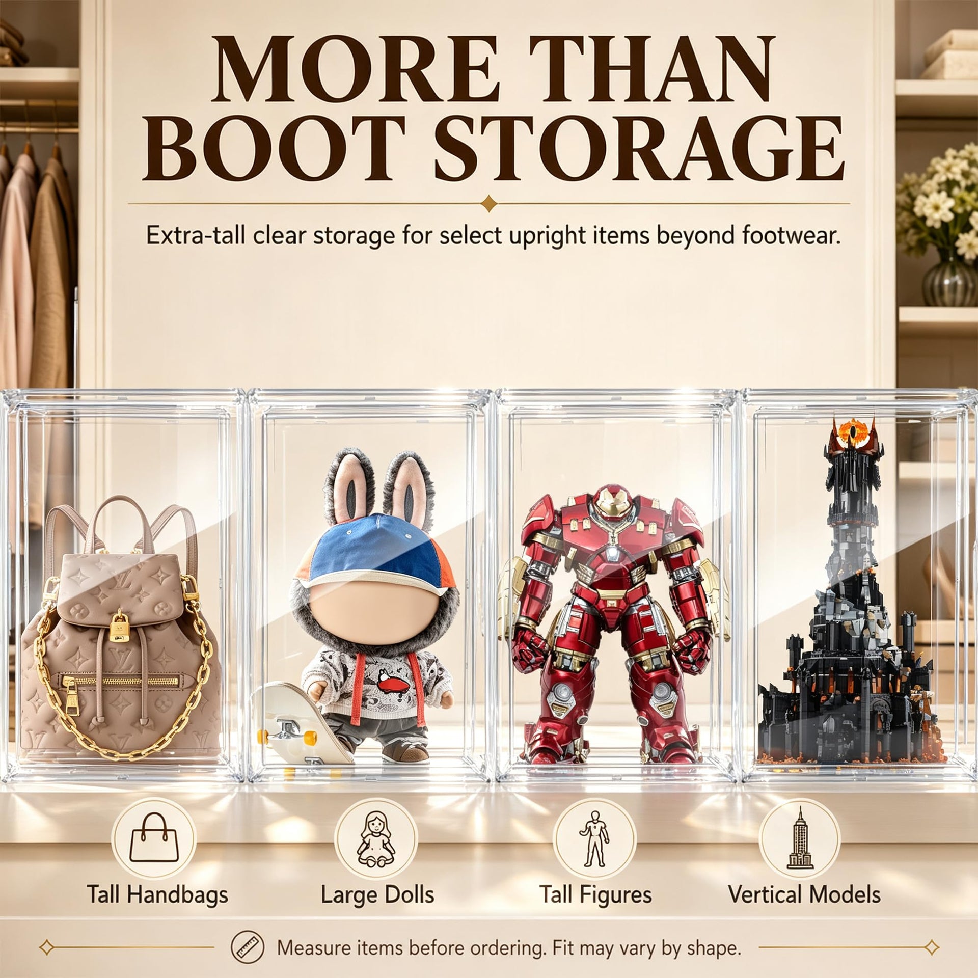 23.6'' Tall Boot & Shoe Boxes