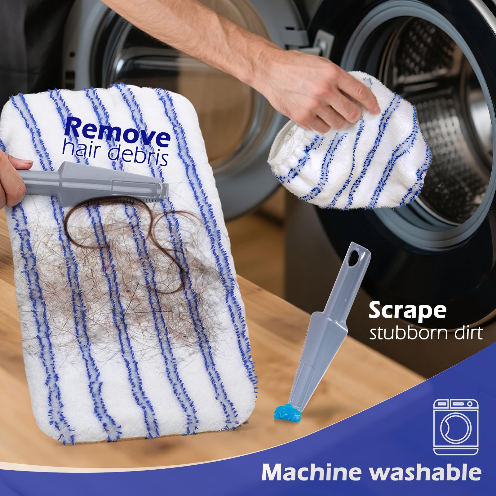 16" Large Microfiber Mop - ModHome Supplies